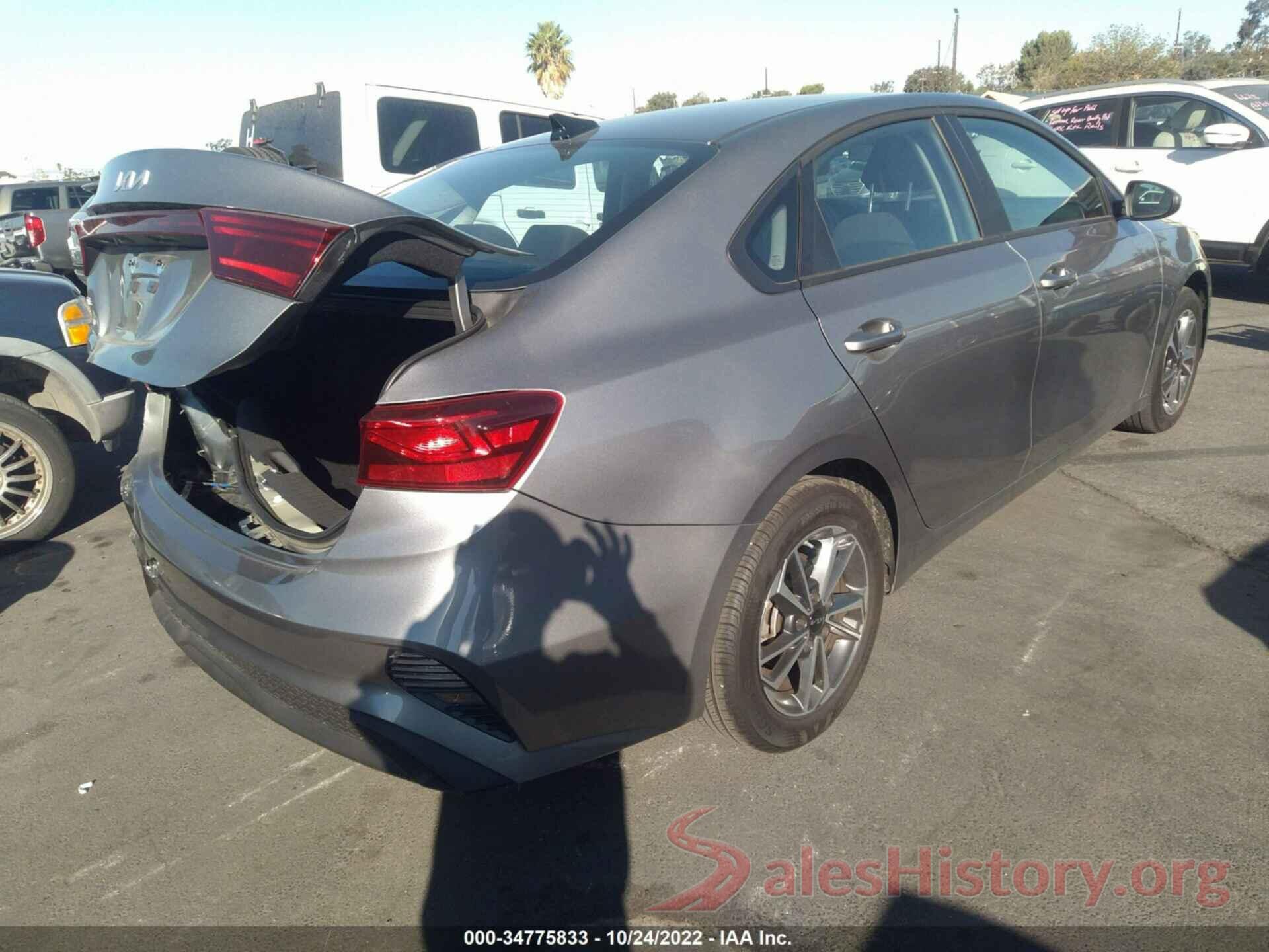 3KPF24AD6NE469217 2022 KIA FORTE