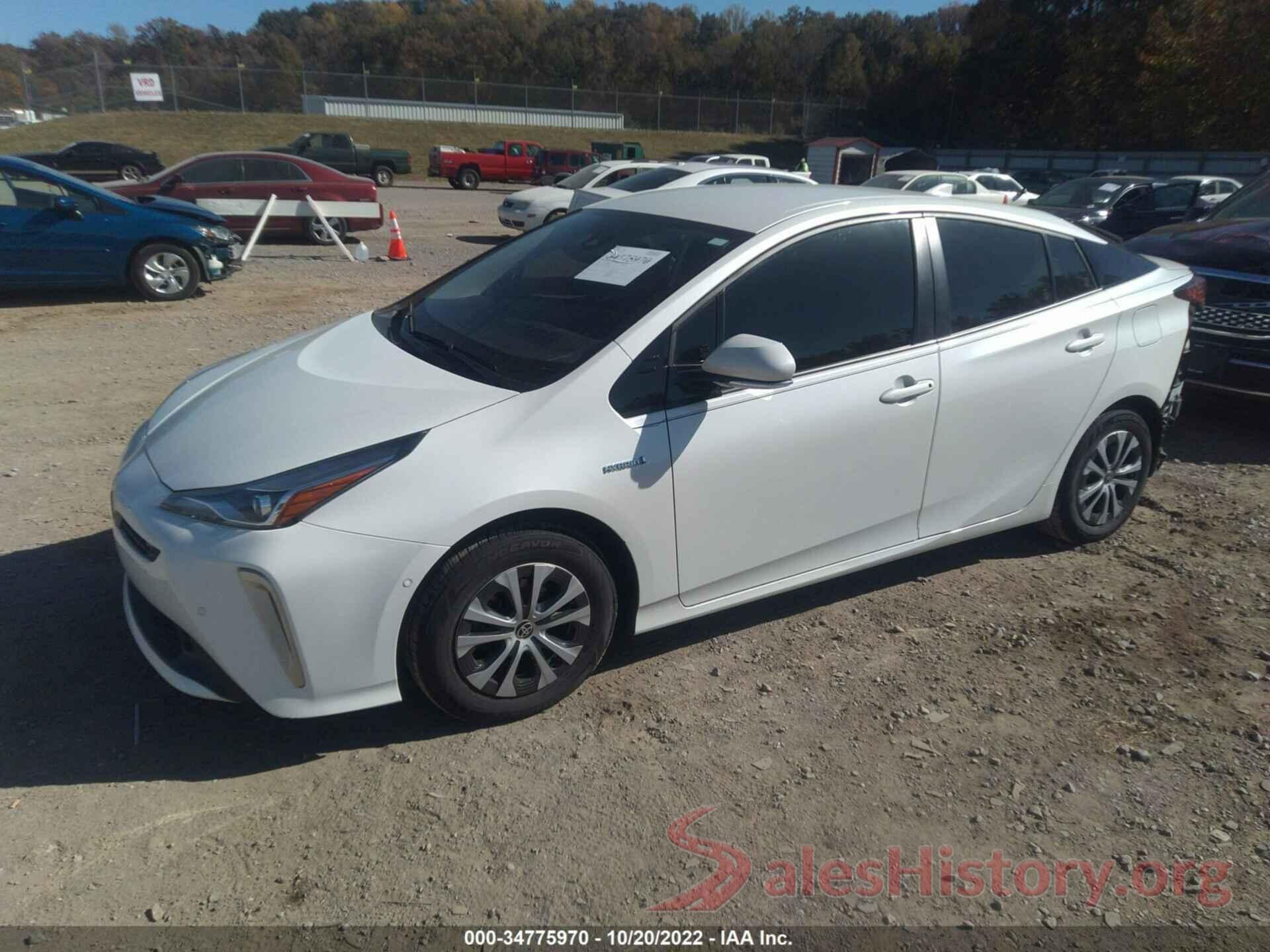 JTDL9RFU3K3004675 2019 TOYOTA PRIUS