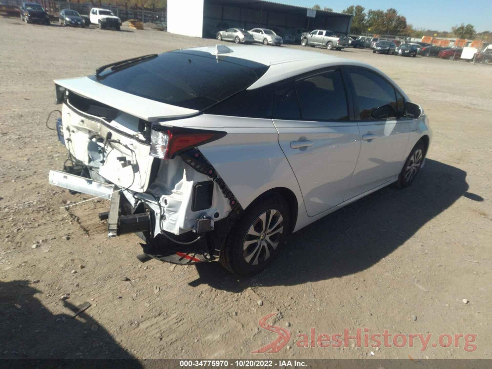 JTDL9RFU3K3004675 2019 TOYOTA PRIUS