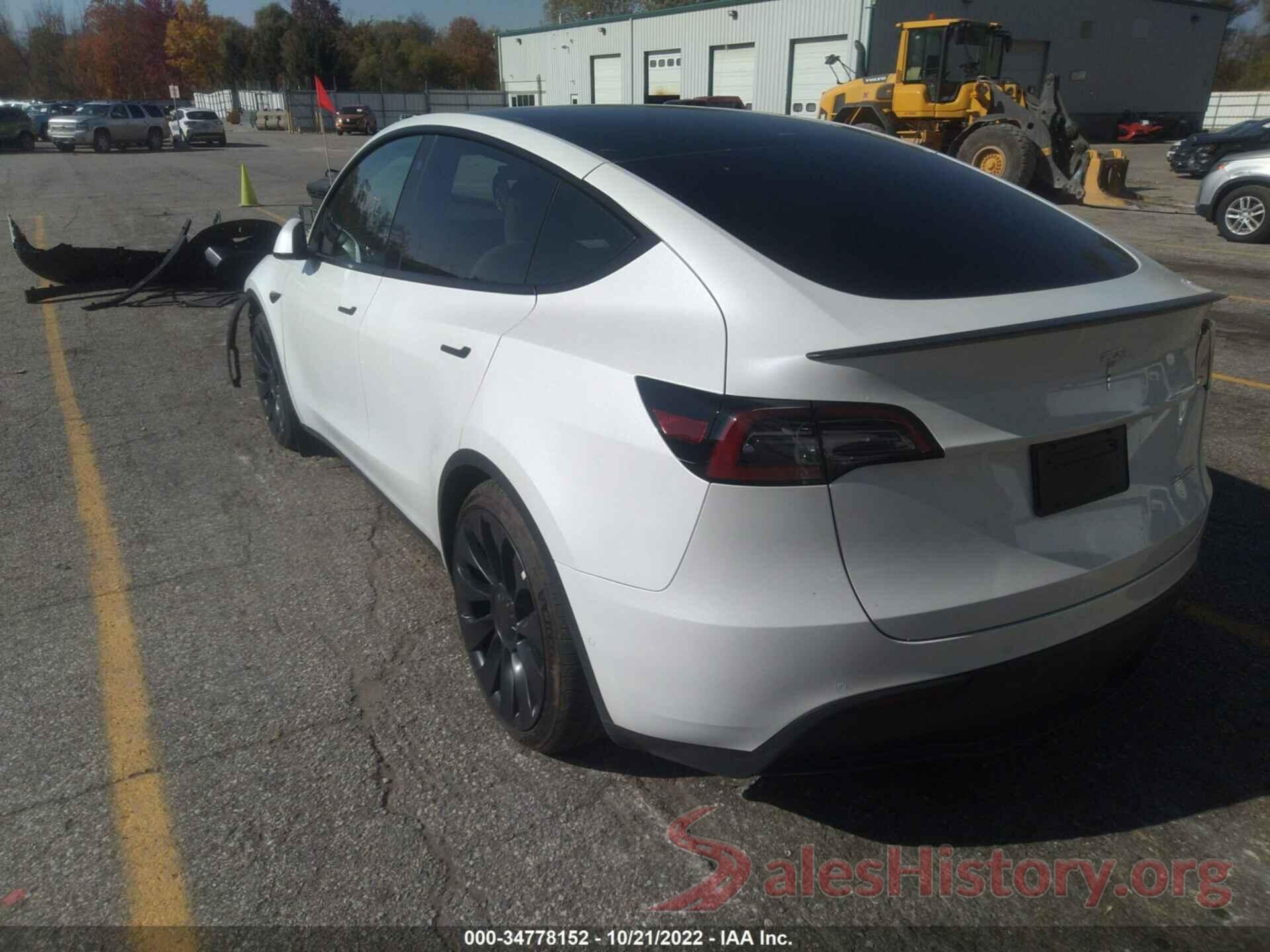 7SAYGDEF9NF415655 2022 TESLA MODEL Y