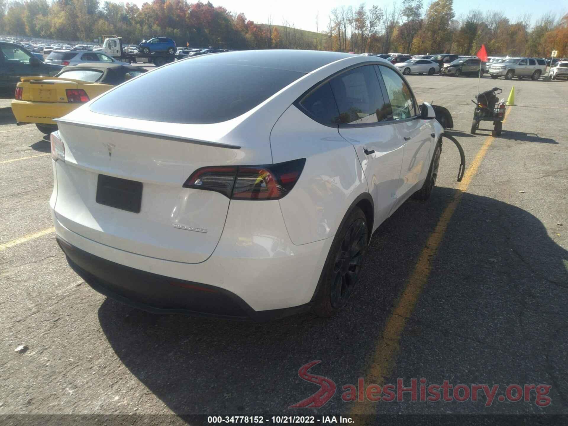 7SAYGDEF9NF415655 2022 TESLA MODEL Y