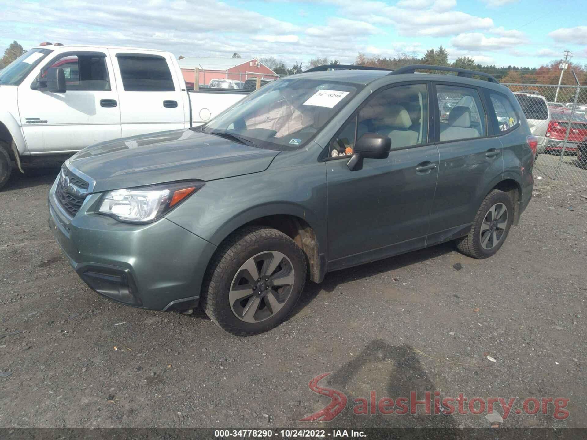 JF2SJABC9JH500732 2018 SUBARU FORESTER