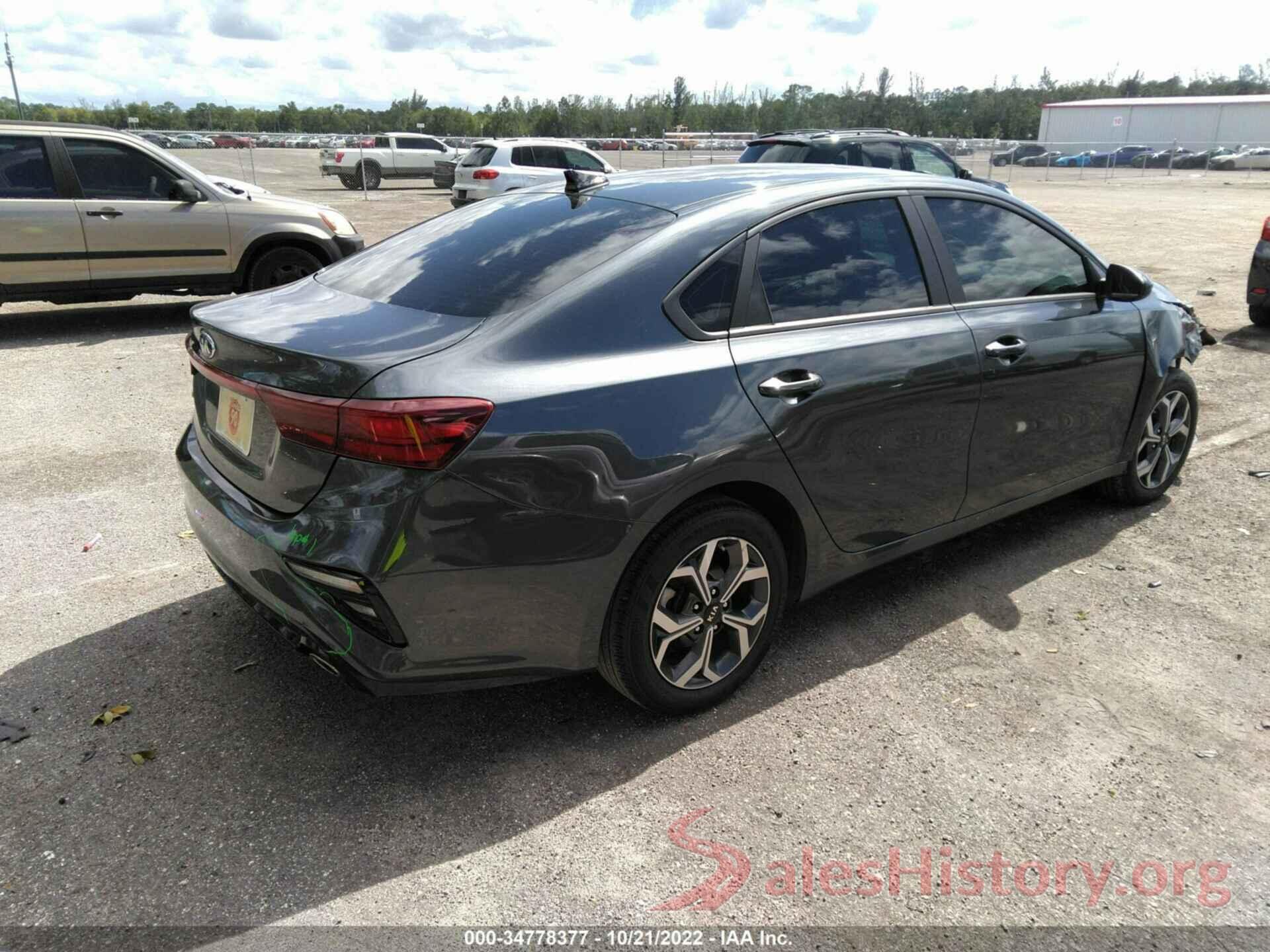 3KPF24AD8LE214288 2020 KIA FORTE