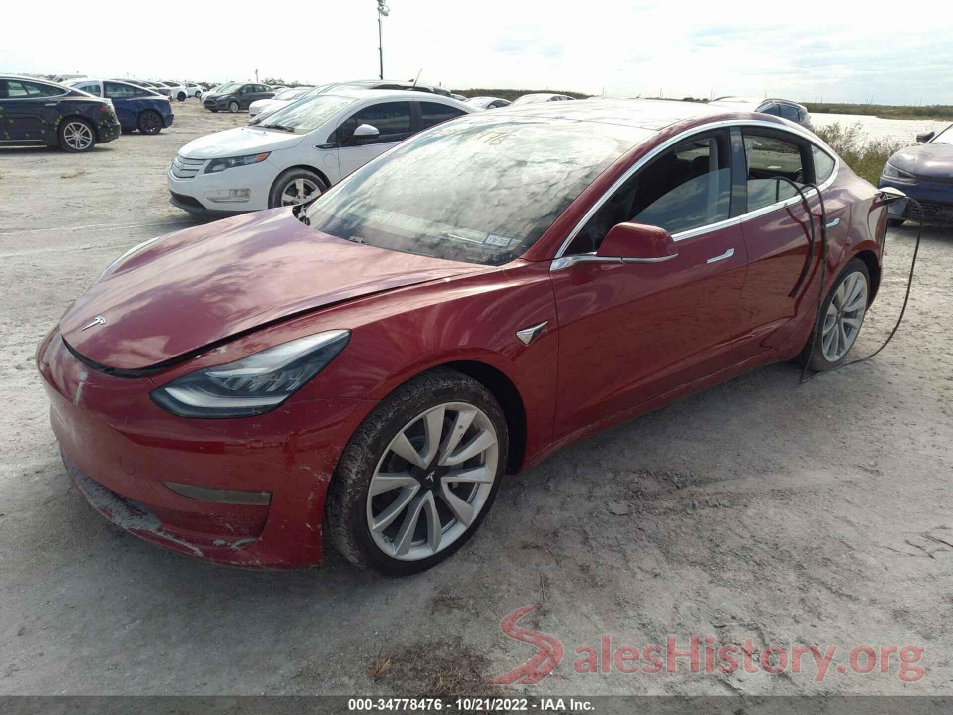 5YJ3E1EB3JF065636 2018 TESLA MODEL 3