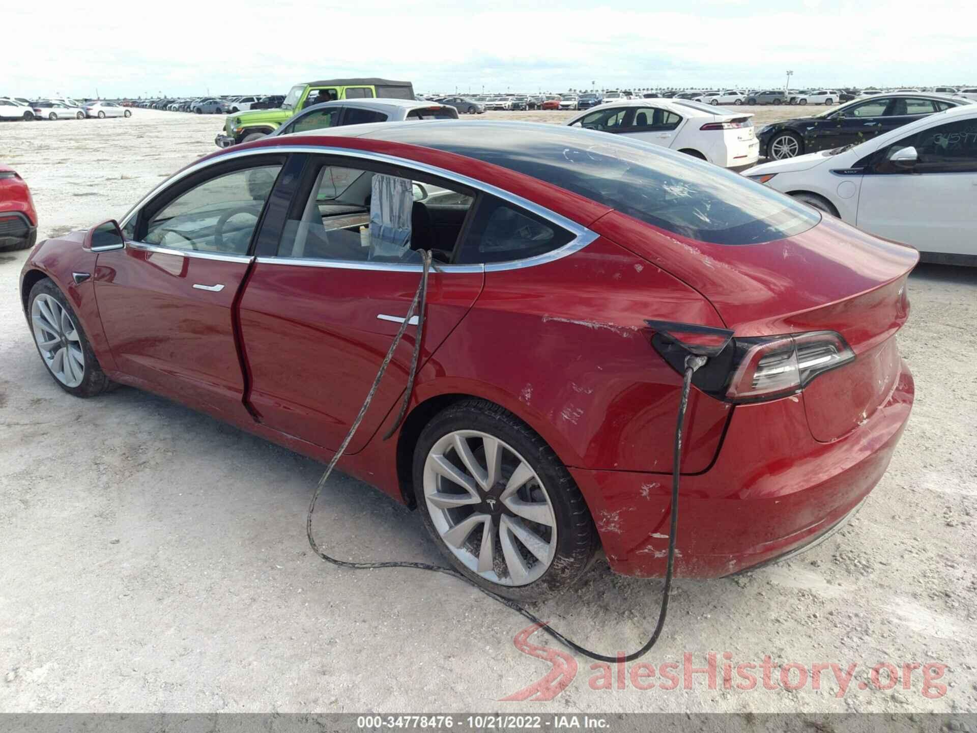 5YJ3E1EB3JF065636 2018 TESLA MODEL 3