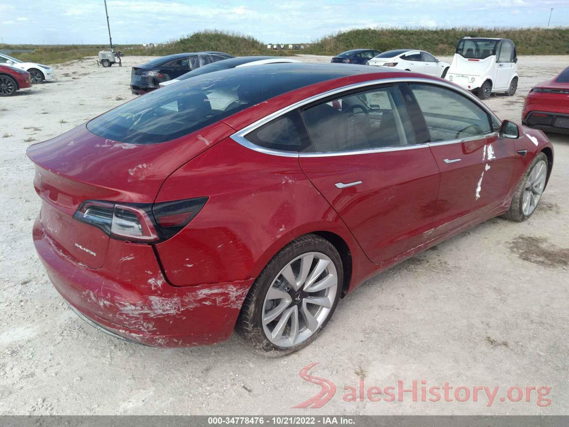 5YJ3E1EB3JF065636 2018 TESLA MODEL 3