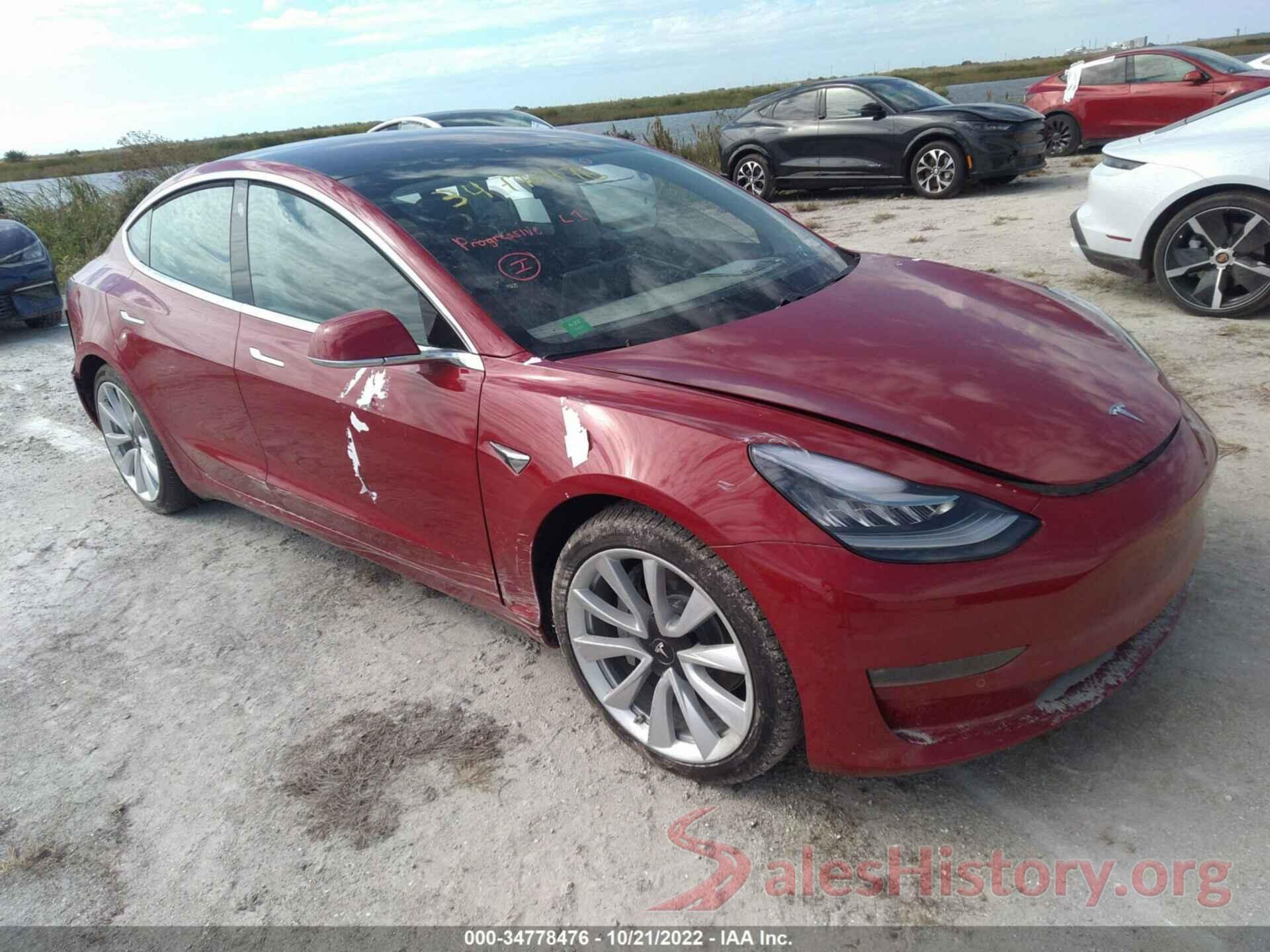 5YJ3E1EB3JF065636 2018 TESLA MODEL 3