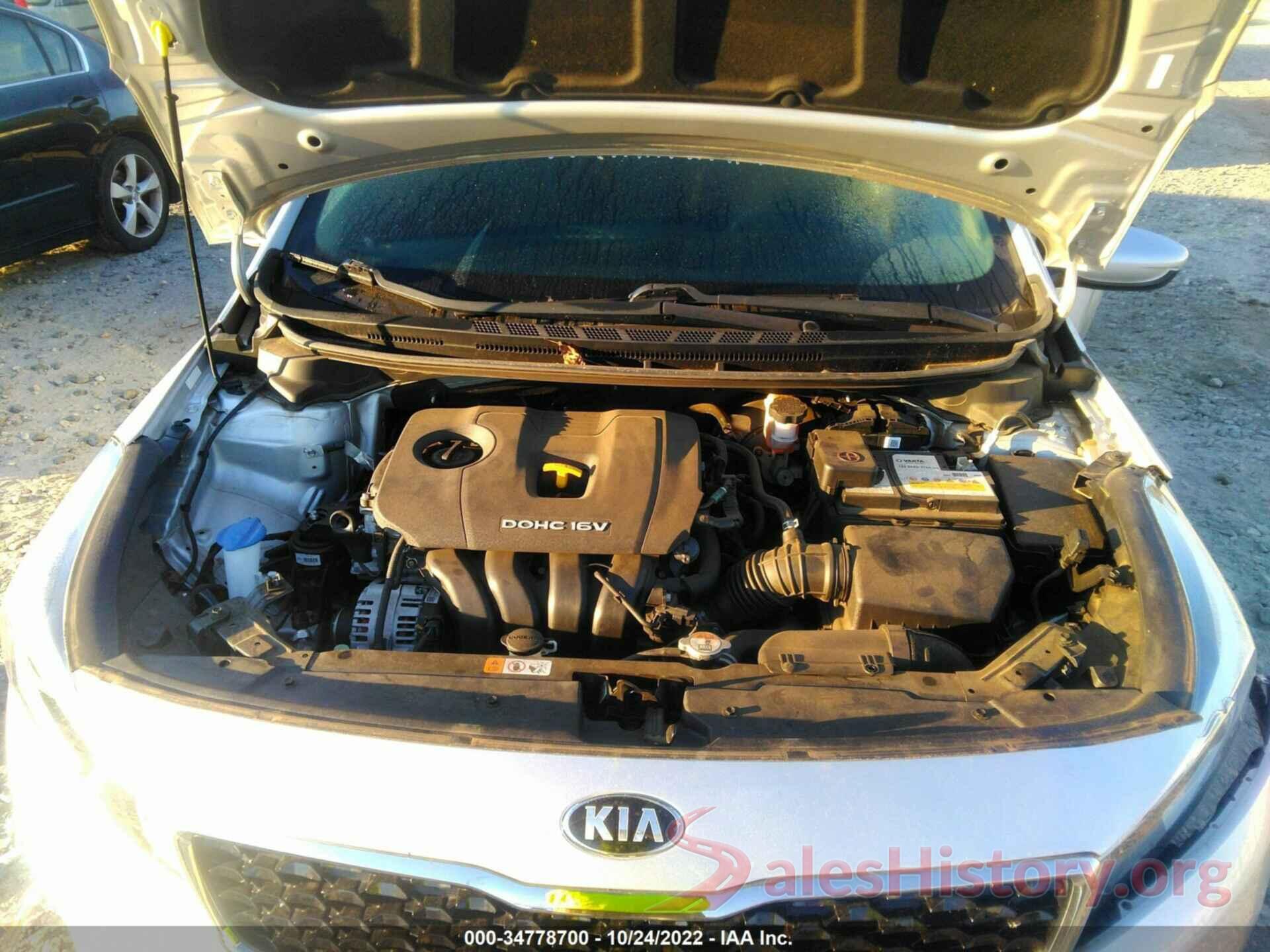 3KPFK4A79JE170356 2018 KIA FORTE