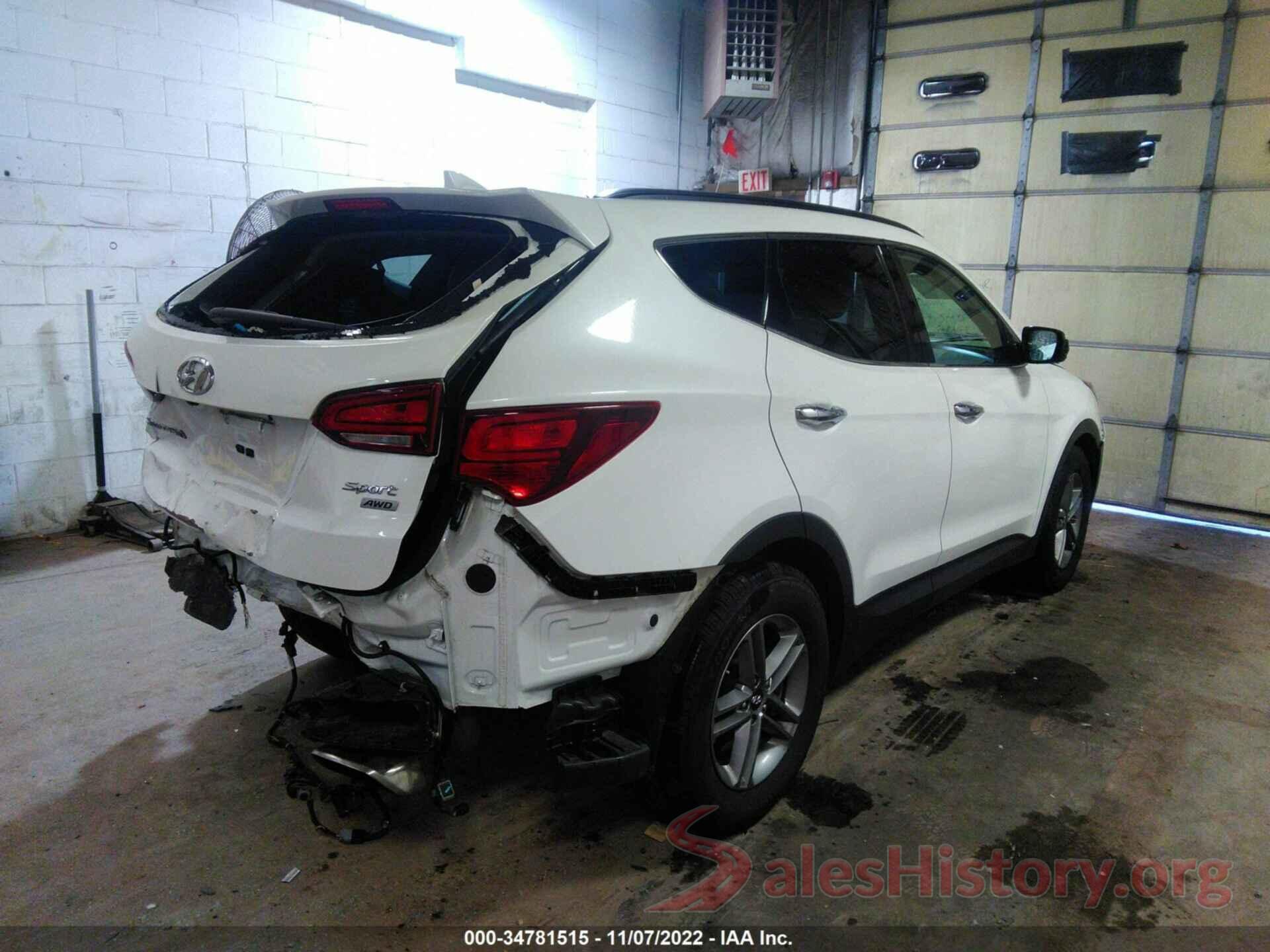 5XYZUDLB6JG556390 2018 HYUNDAI SANTA FE SPORT