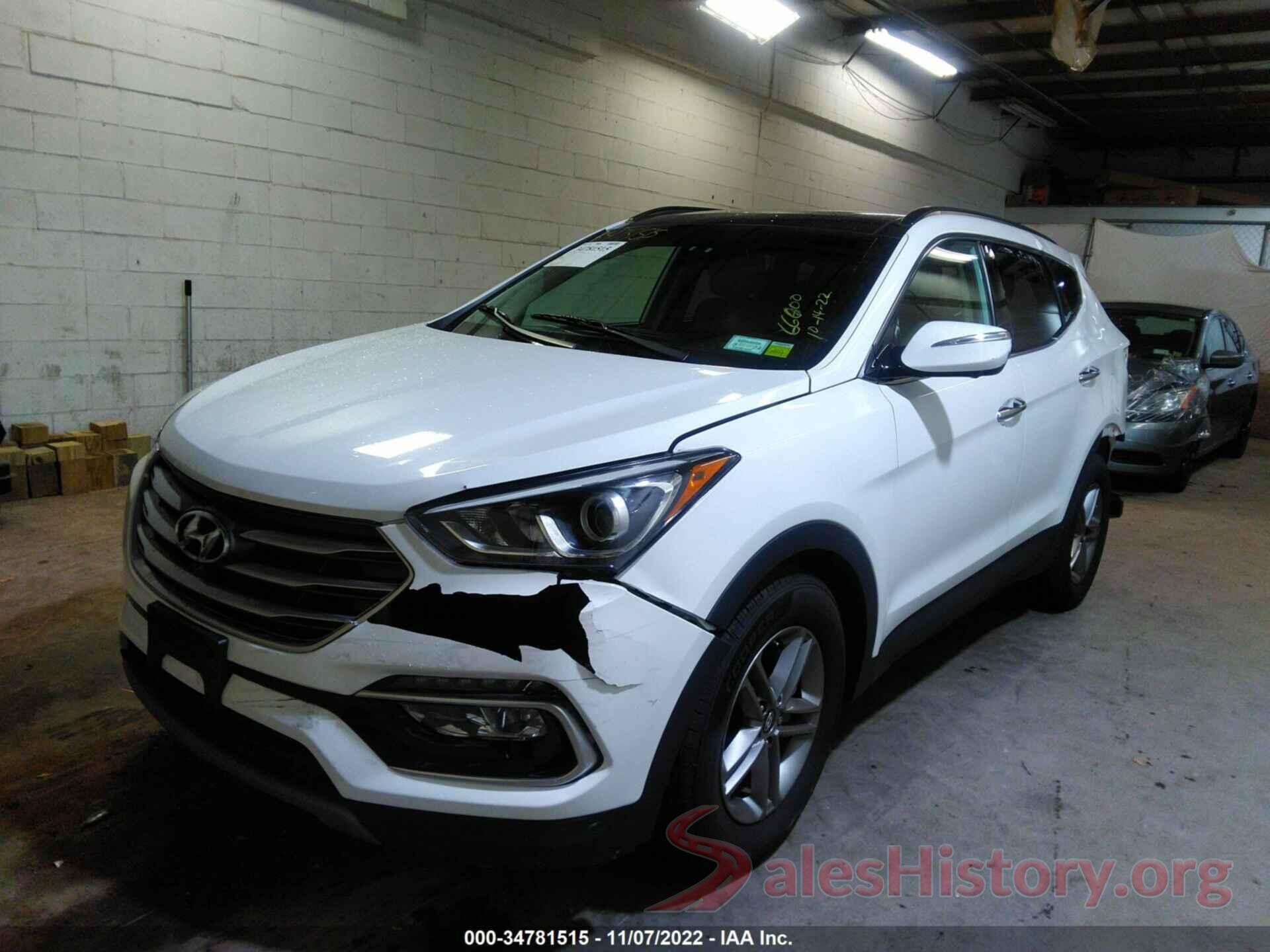 5XYZUDLB6JG556390 2018 HYUNDAI SANTA FE SPORT