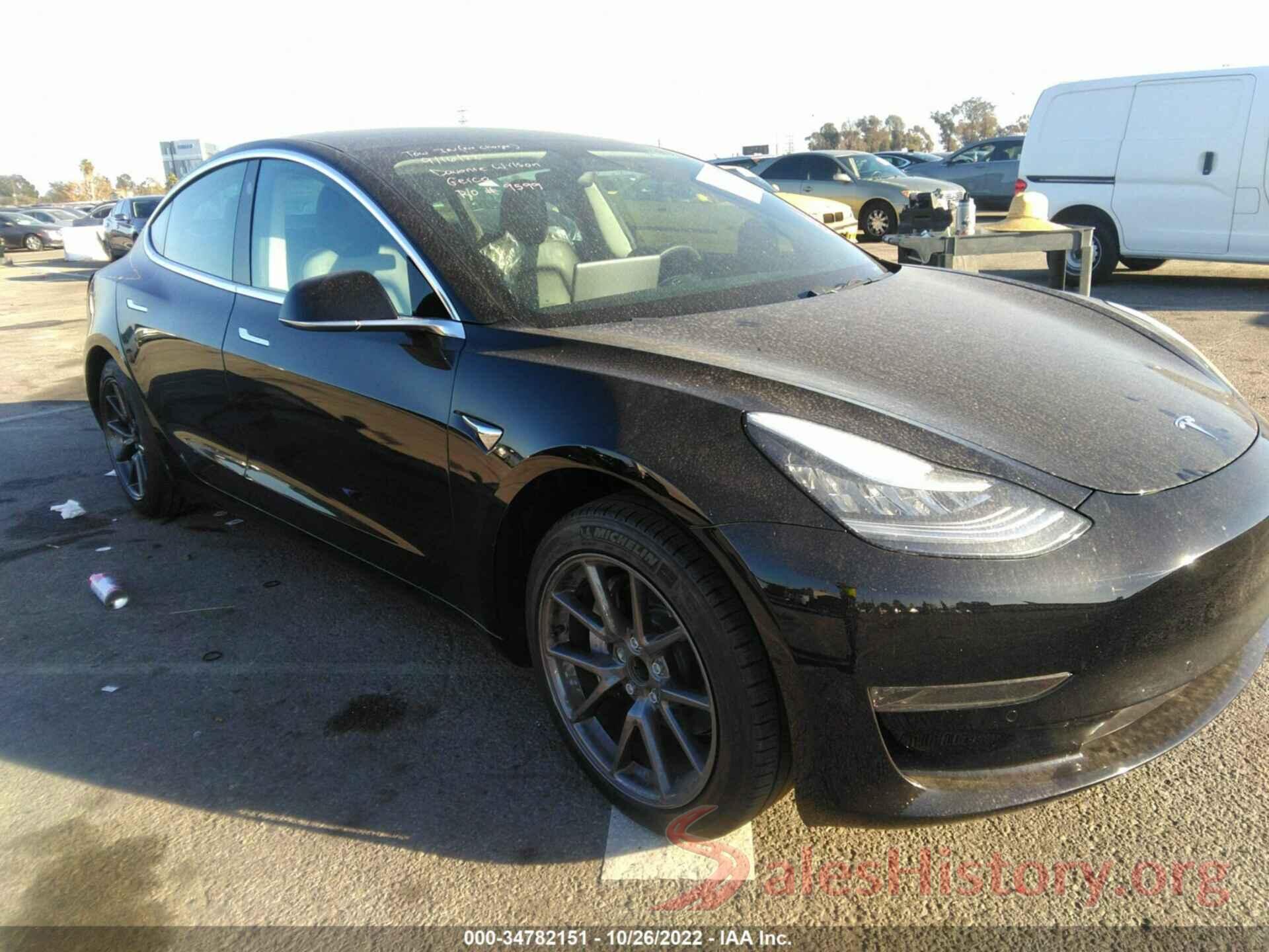 5YJ3E1EA6KF426754 2019 TESLA MODEL 3