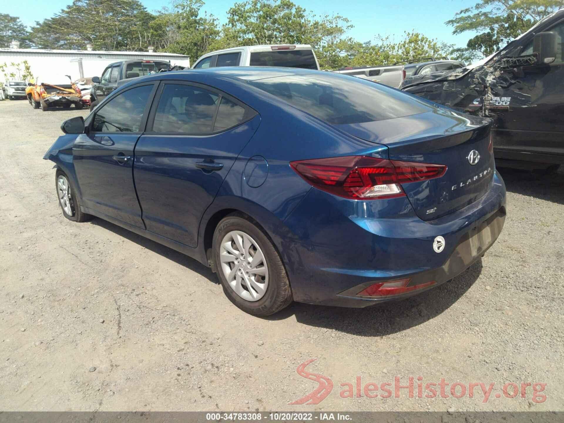 5NPD74LF6KH458779 2019 HYUNDAI ELANTRA