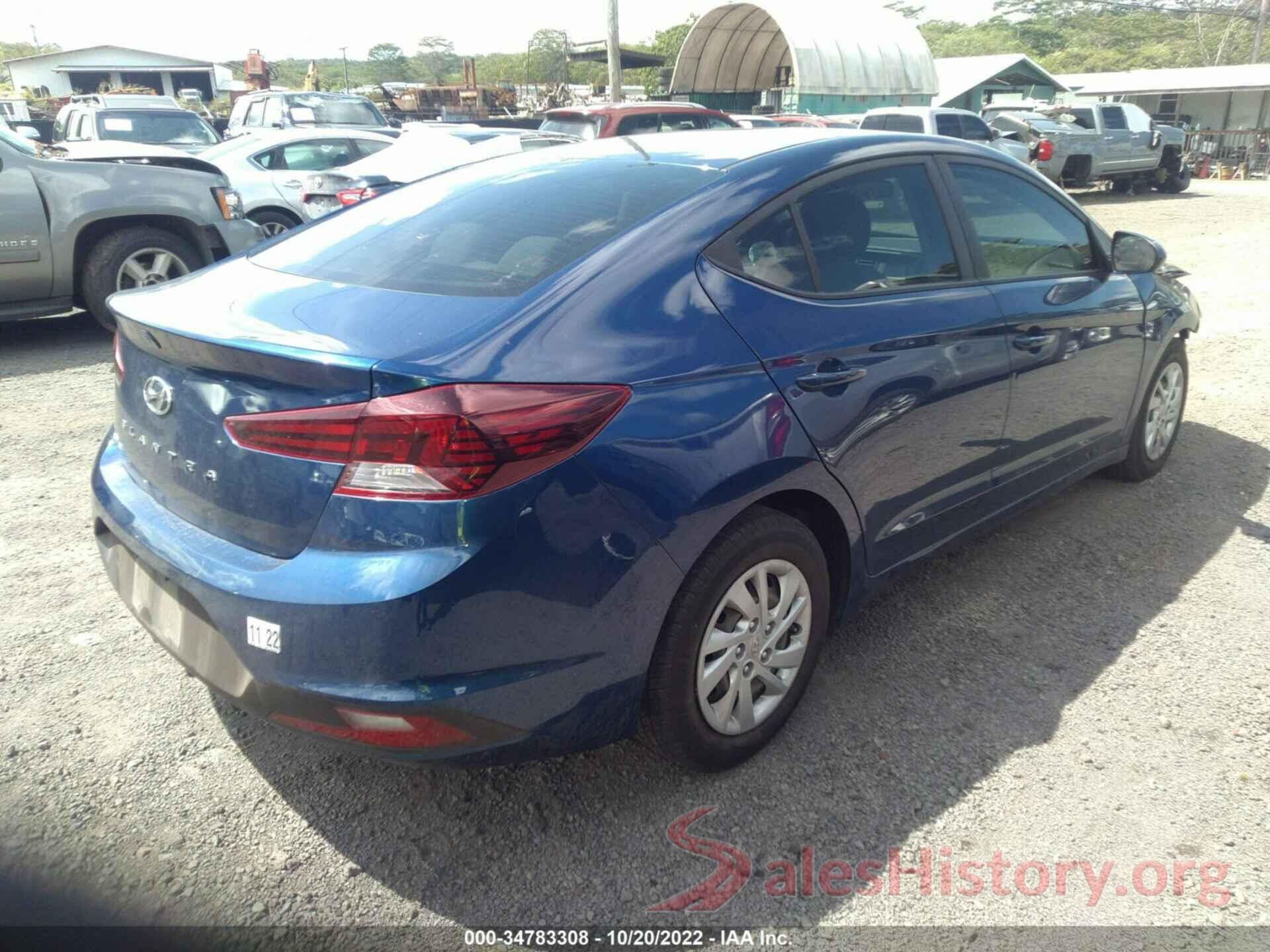 5NPD74LF6KH458779 2019 HYUNDAI ELANTRA