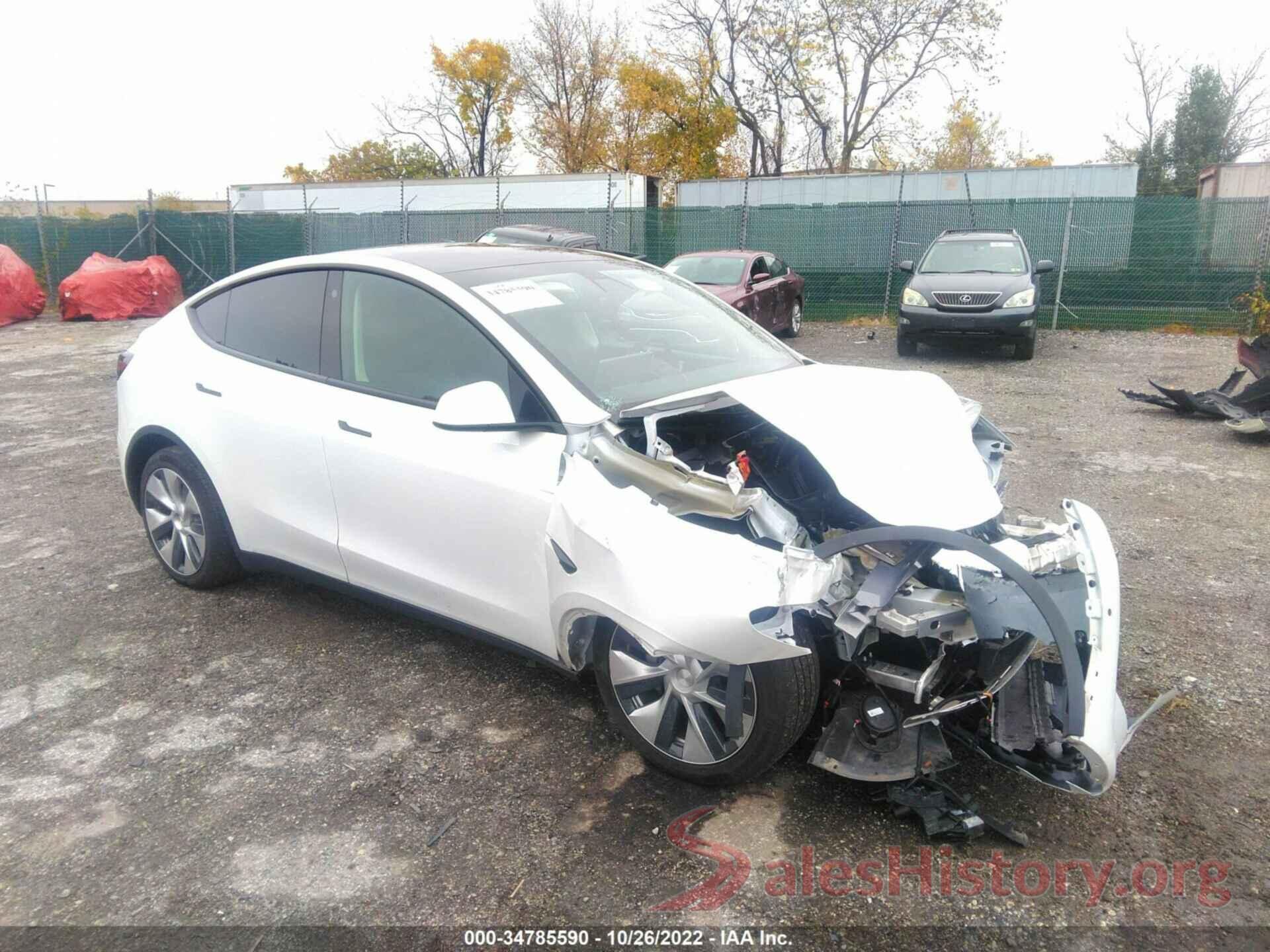 7SAYGDEE6NF366745 2022 TESLA MODEL Y