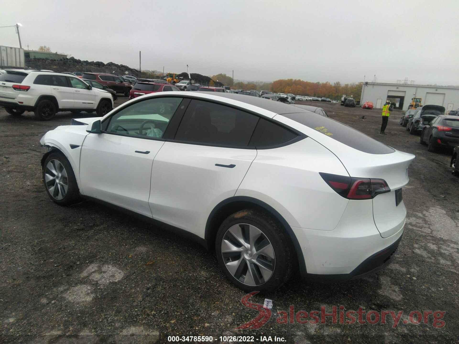 7SAYGDEE6NF366745 2022 TESLA MODEL Y