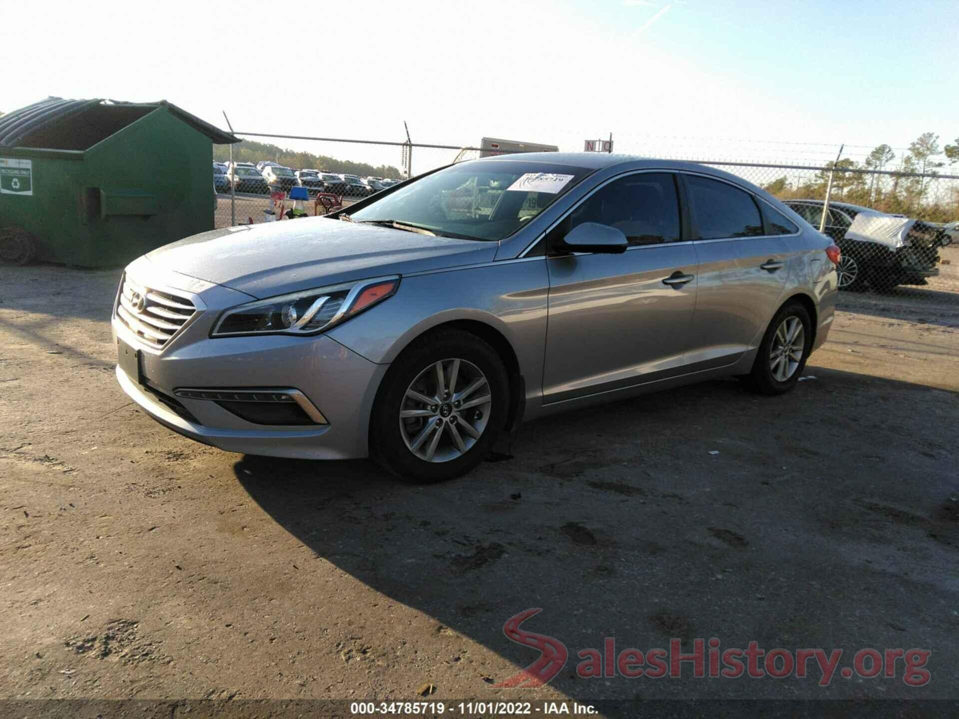 5NPE24AF4FH236608 2015 HYUNDAI SONATA