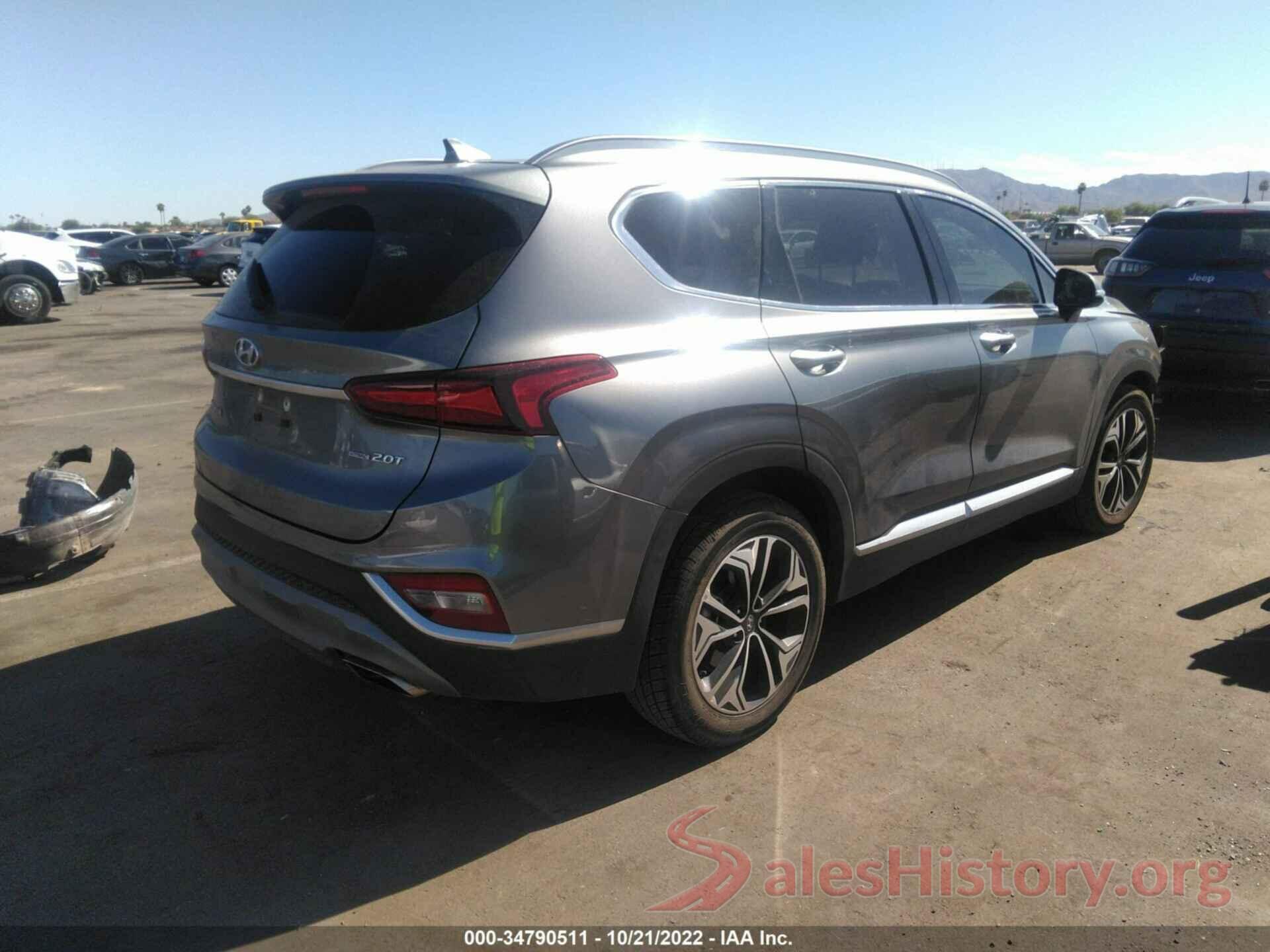 5NMS5CAA1KH050959 2019 HYUNDAI SANTA FE