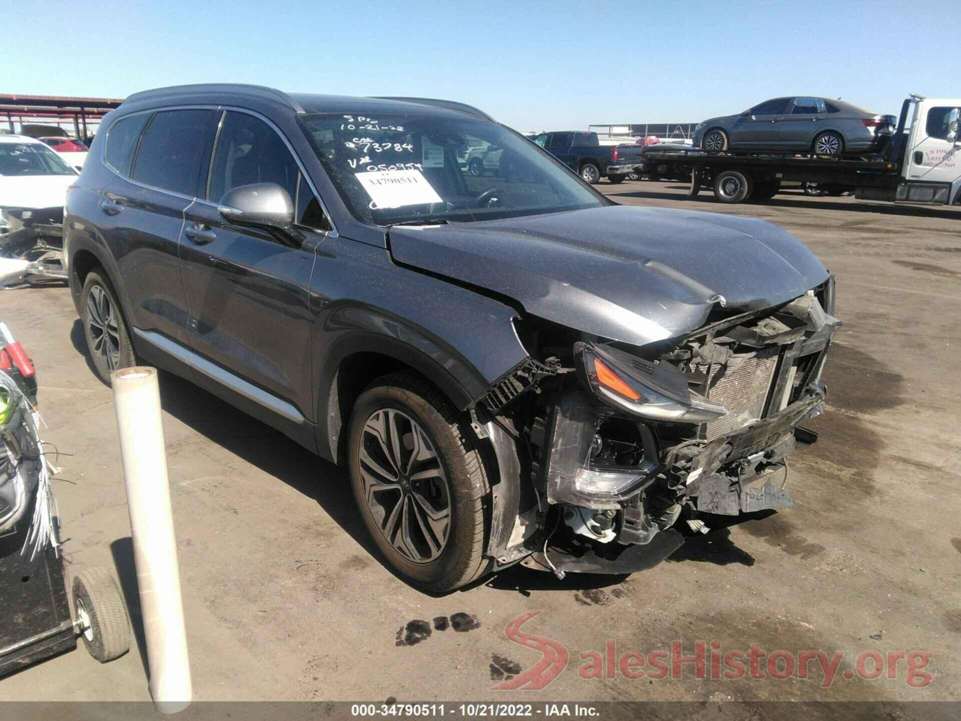 5NMS5CAA1KH050959 2019 HYUNDAI SANTA FE