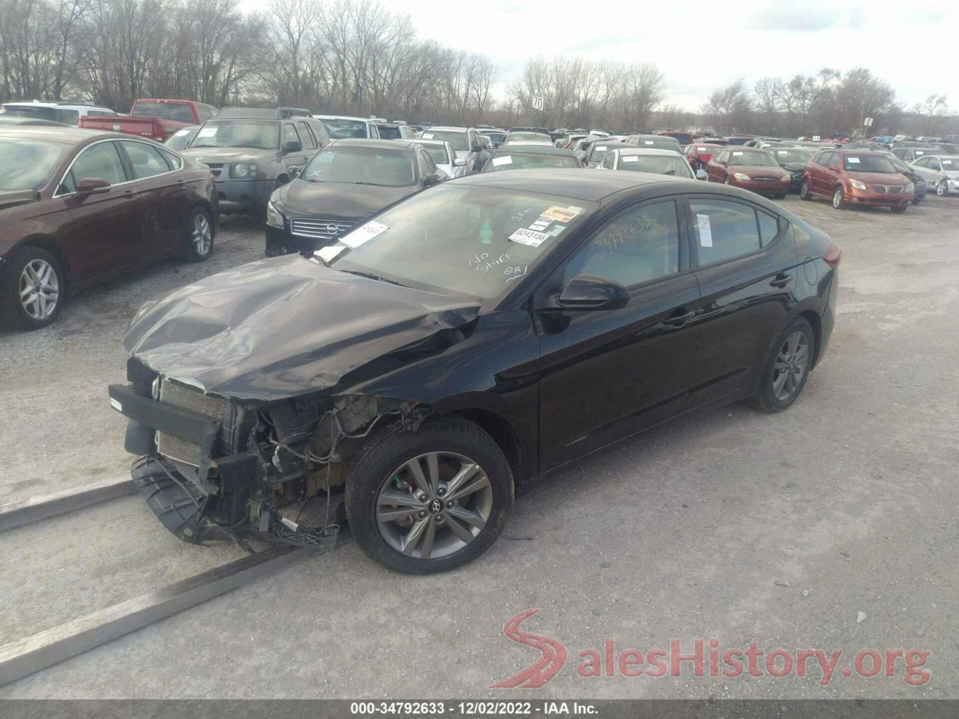 5NPD84LF3JH357114 2018 HYUNDAI ELANTRA