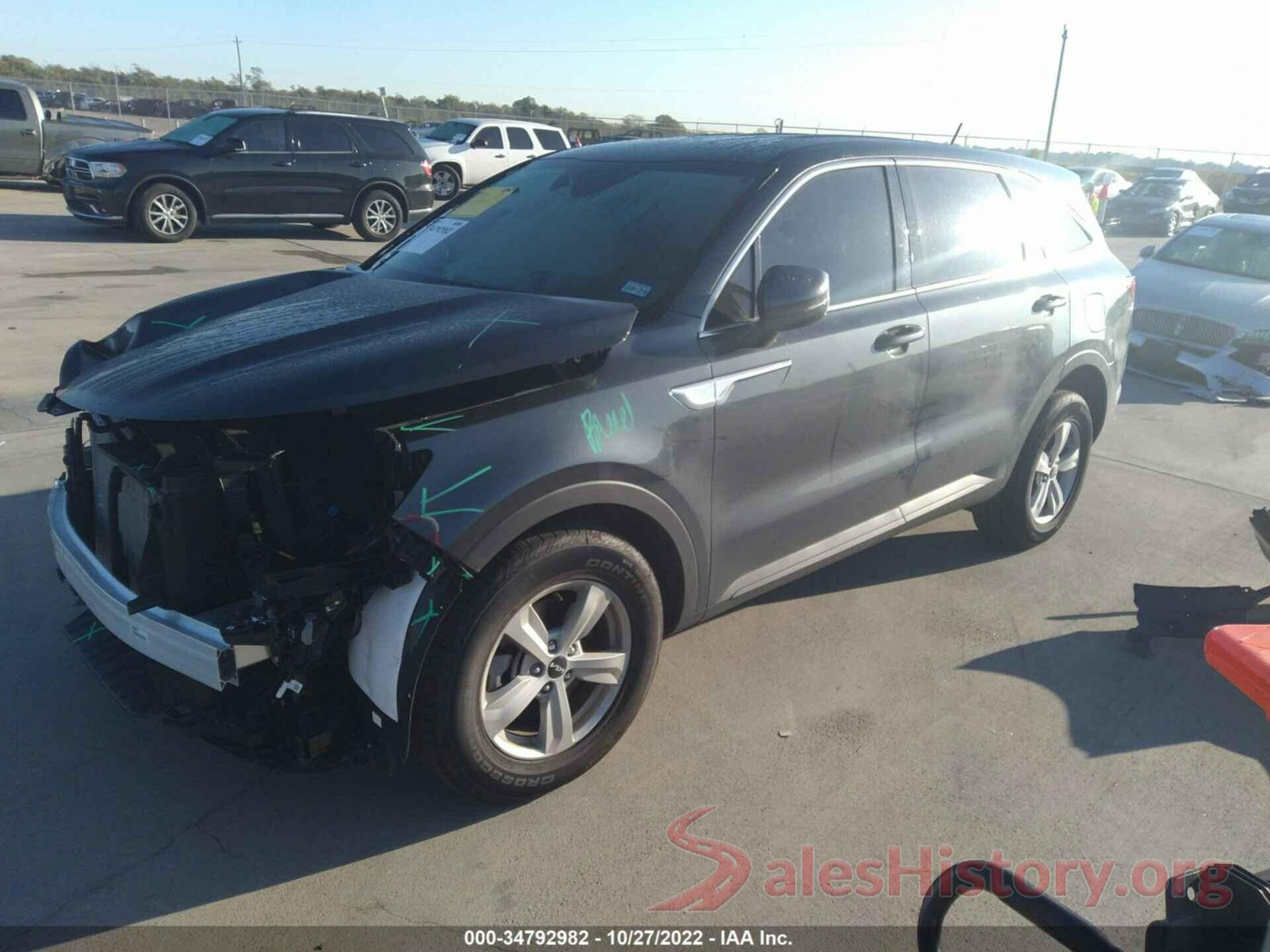 5XYRG4LC5NG114058 2022 KIA SORENTO