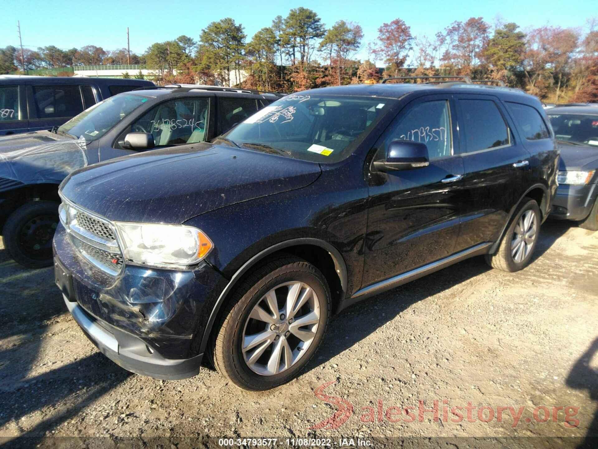 1C4RDJDG9DC597274 2013 DODGE DURANGO