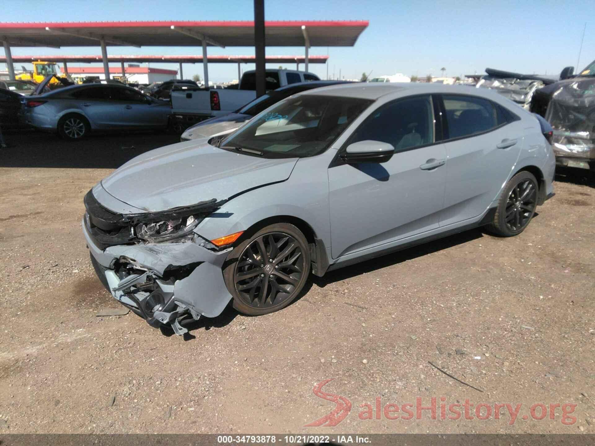 SHHFK7H48MU228175 2021 HONDA CIVIC HATCHBACK