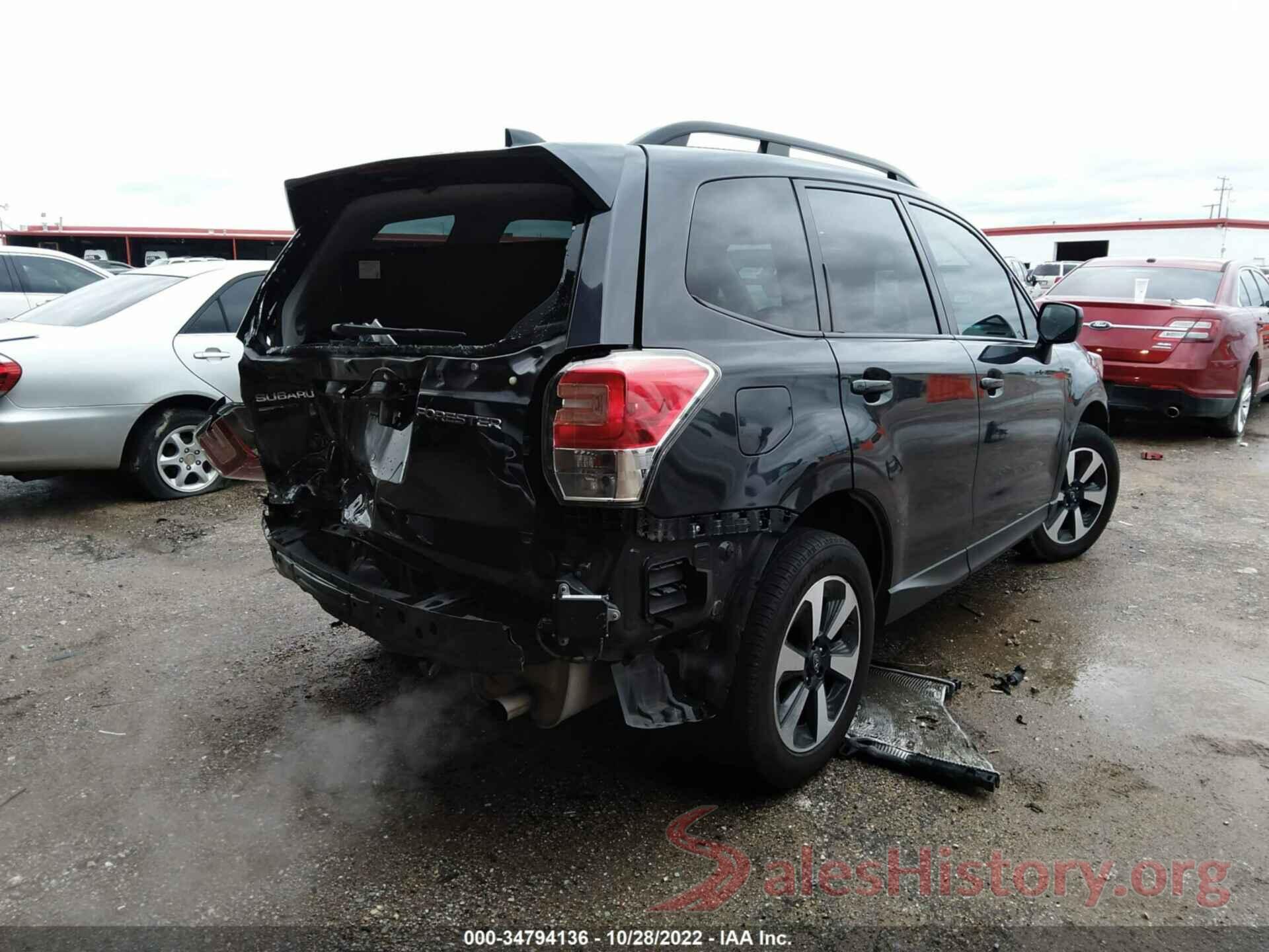 JF2SJAGC0JH498555 2018 SUBARU FORESTER