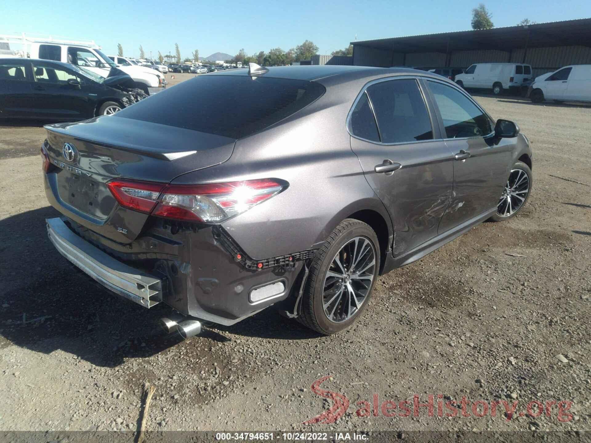 4T1B11HK4KU770906 2019 TOYOTA CAMRY