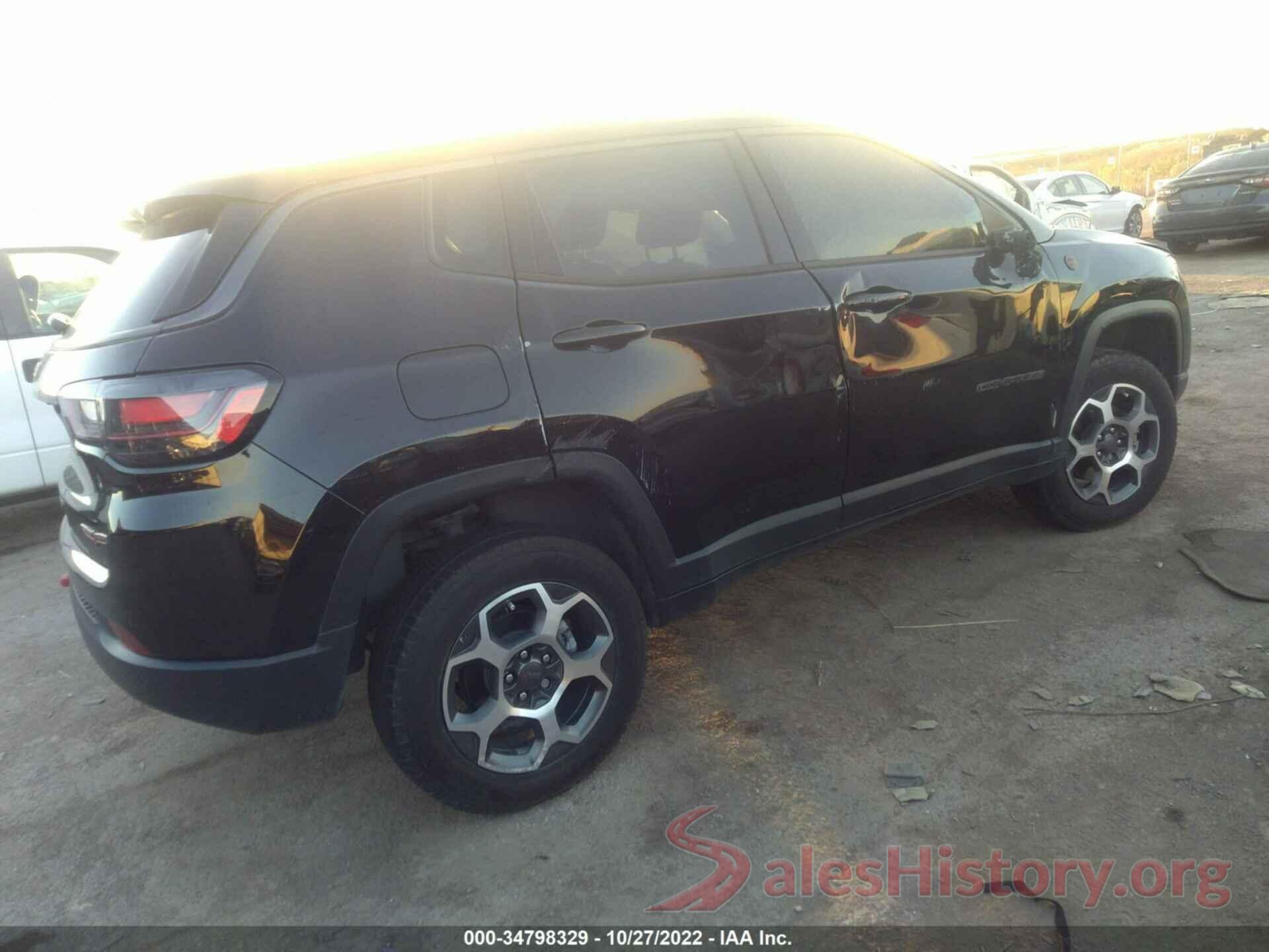 3C4NJDDB6NT124127 2022 JEEP COMPASS