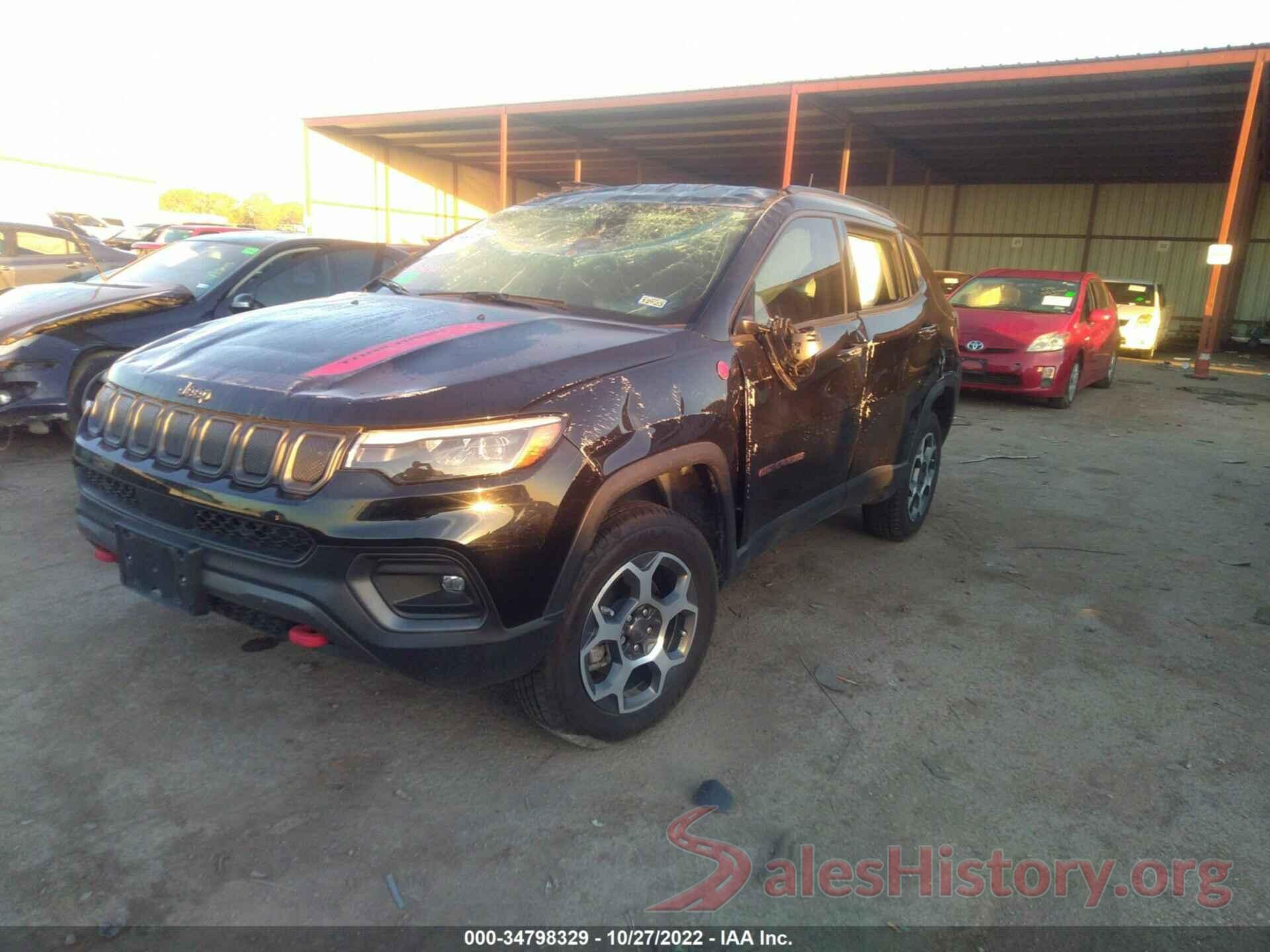 3C4NJDDB6NT124127 2022 JEEP COMPASS