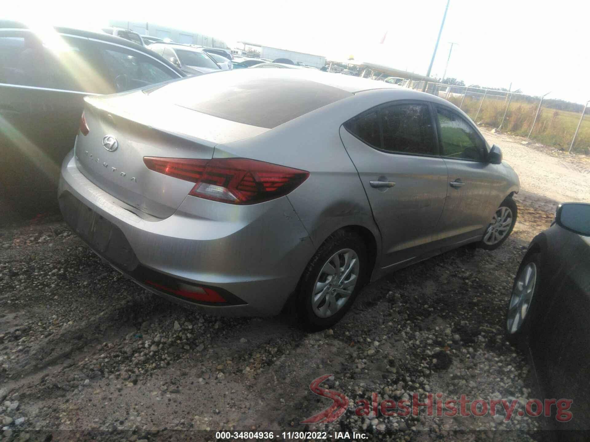 5NPD74LF3LH599634 2020 HYUNDAI ELANTRA