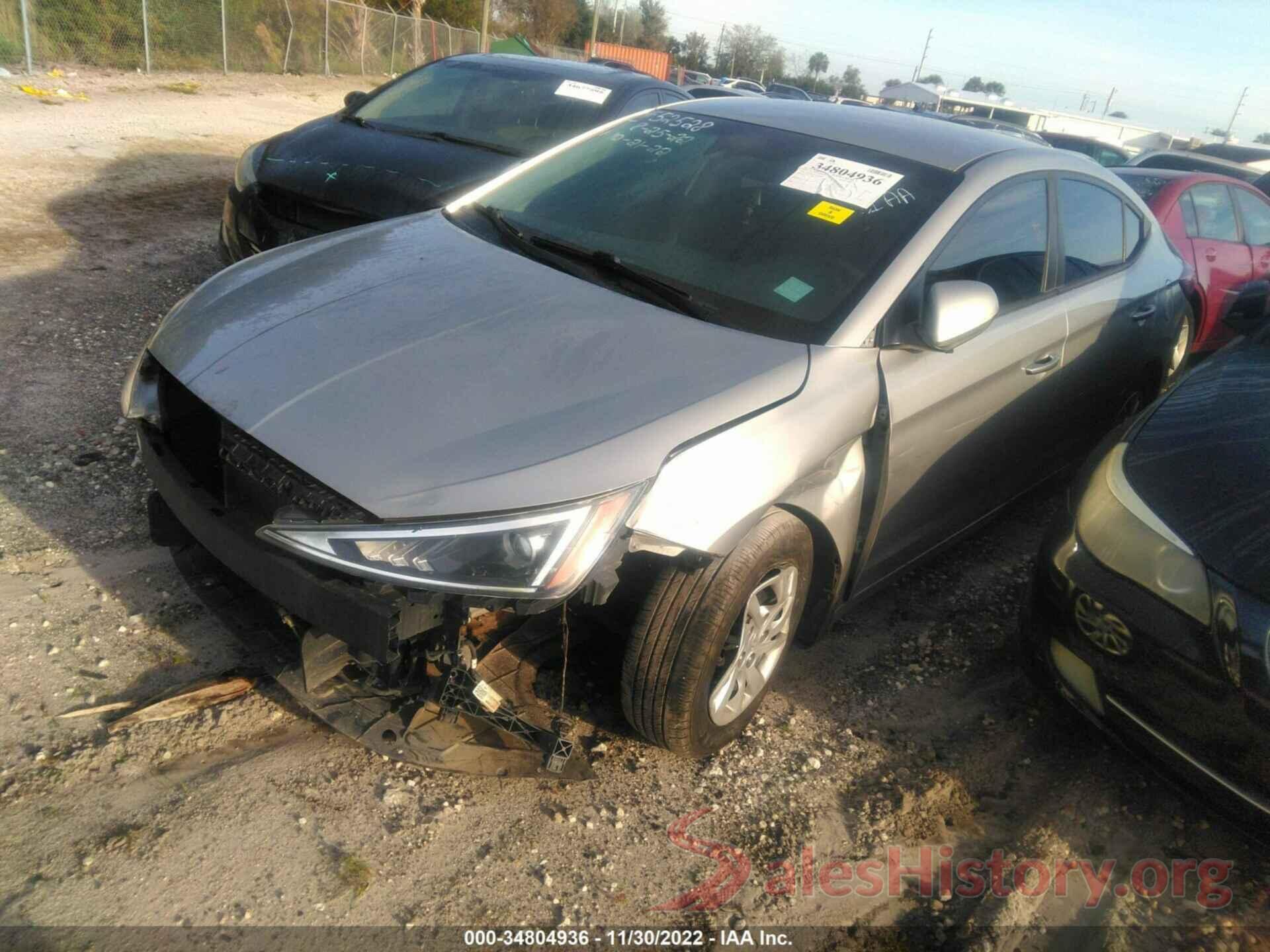 5NPD74LF3LH599634 2020 HYUNDAI ELANTRA