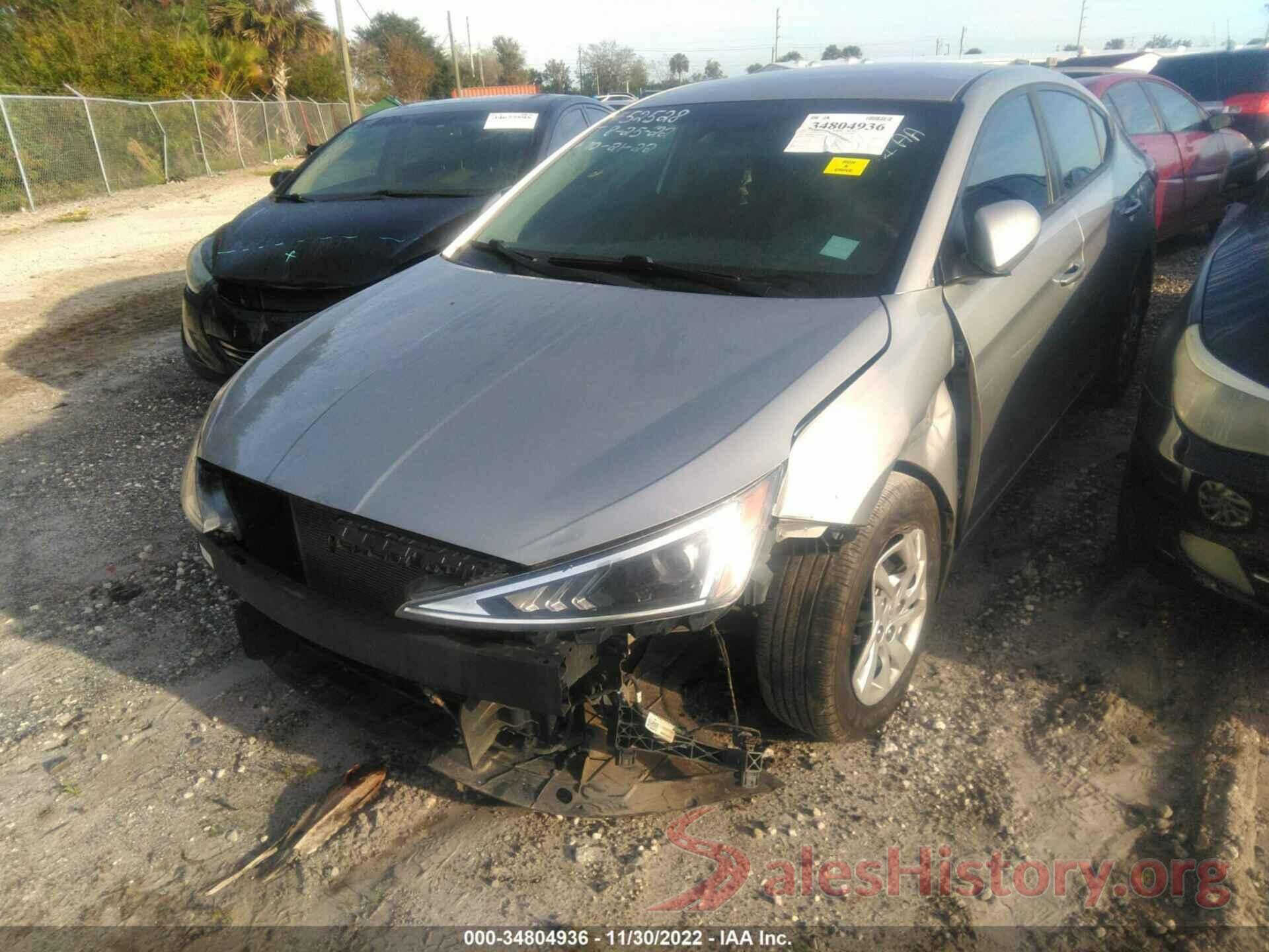 5NPD74LF3LH599634 2020 HYUNDAI ELANTRA