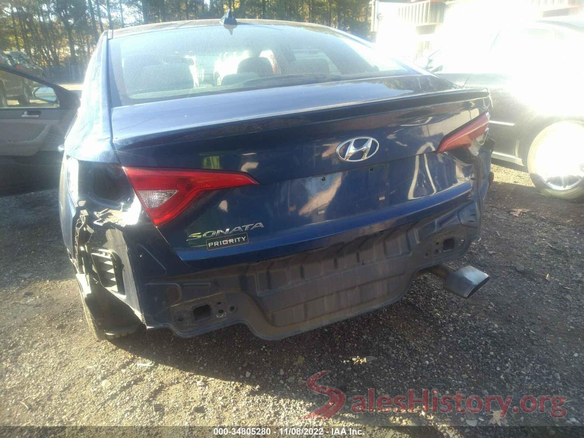 5NPE24AF2HH569599 2017 HYUNDAI SONATA