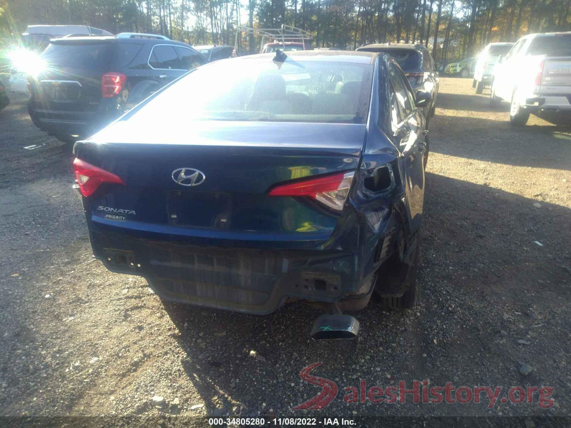 5NPE24AF2HH569599 2017 HYUNDAI SONATA