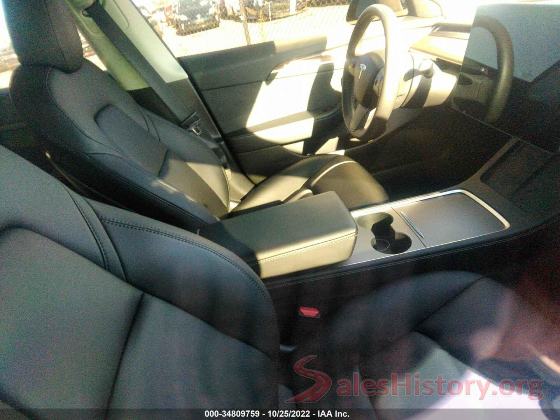 5YJ3E1EB9NF124775 2022 TESLA MODEL 3