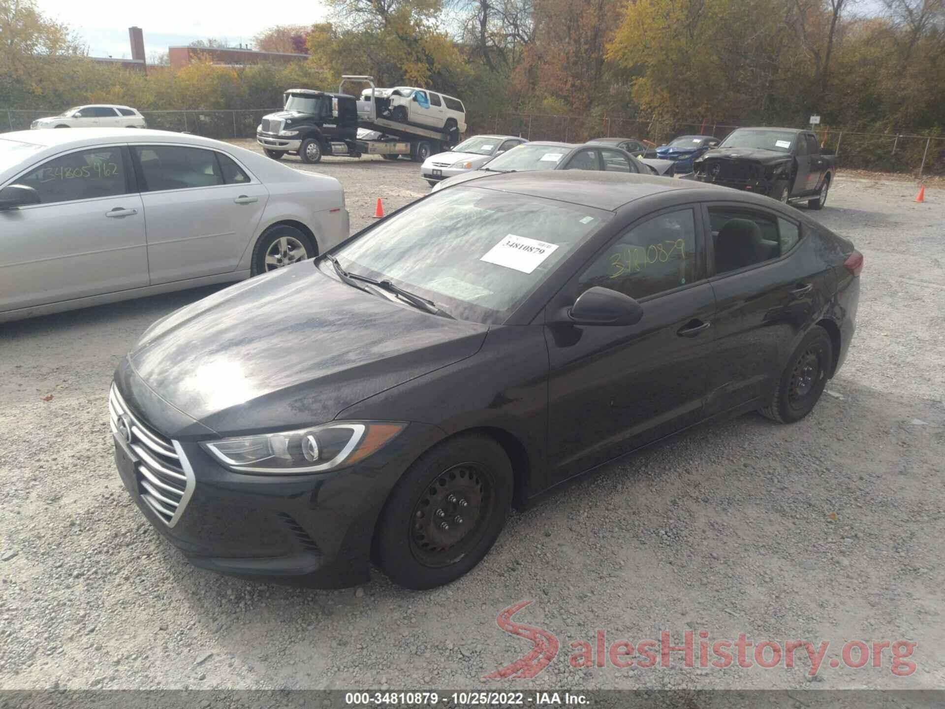 5NPD74LF0HH136681 2017 HYUNDAI ELANTRA