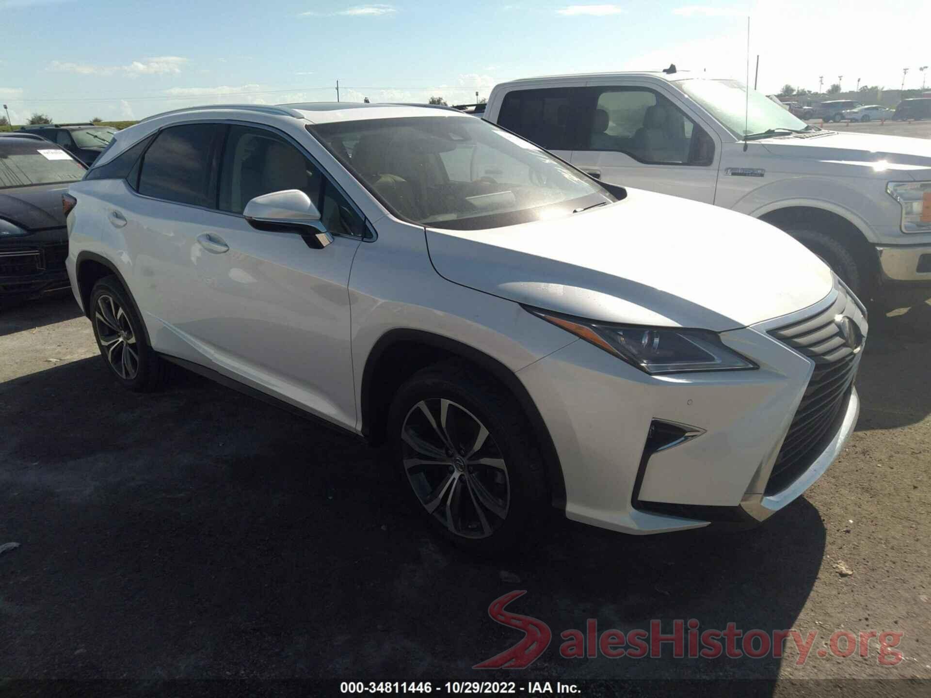 2T2ZZMCAXHC091185 2017 LEXUS RX