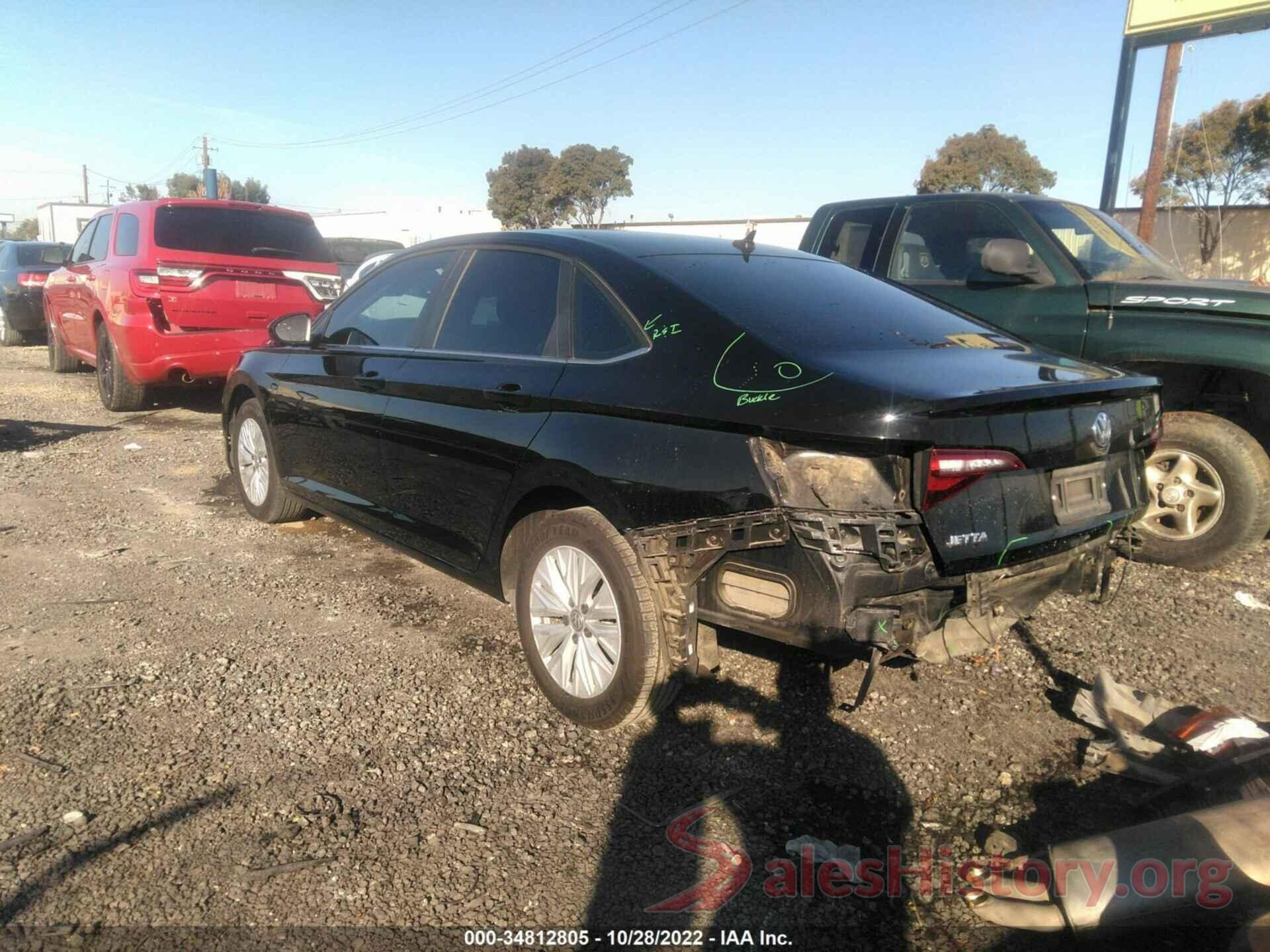 3VWC57BU5KM172965 2019 VOLKSWAGEN JETTA