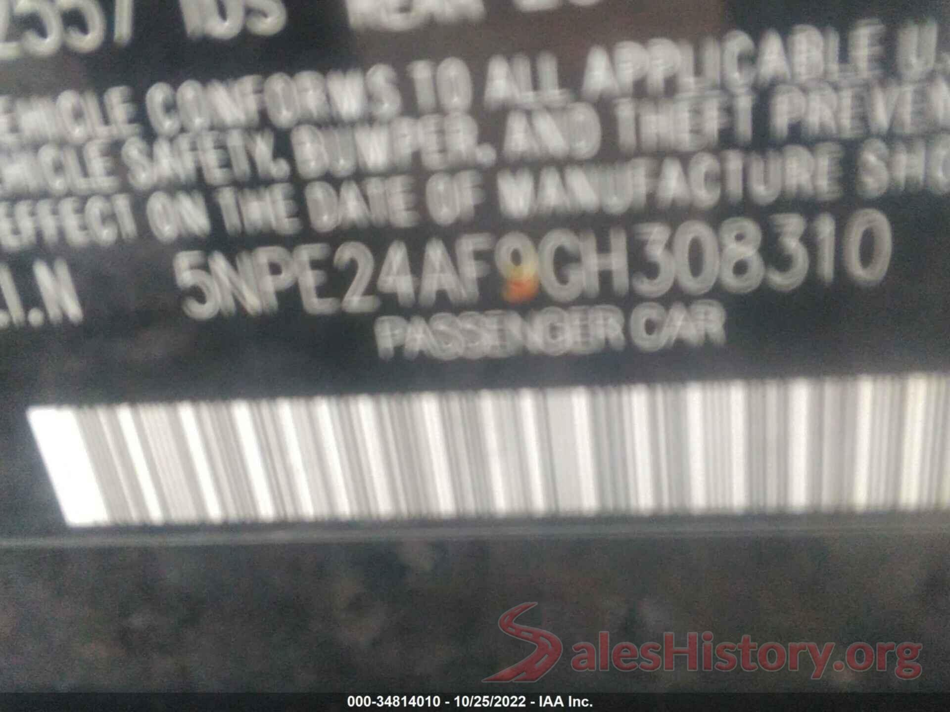 5NPE24AF9GH308310 2016 HYUNDAI SONATA