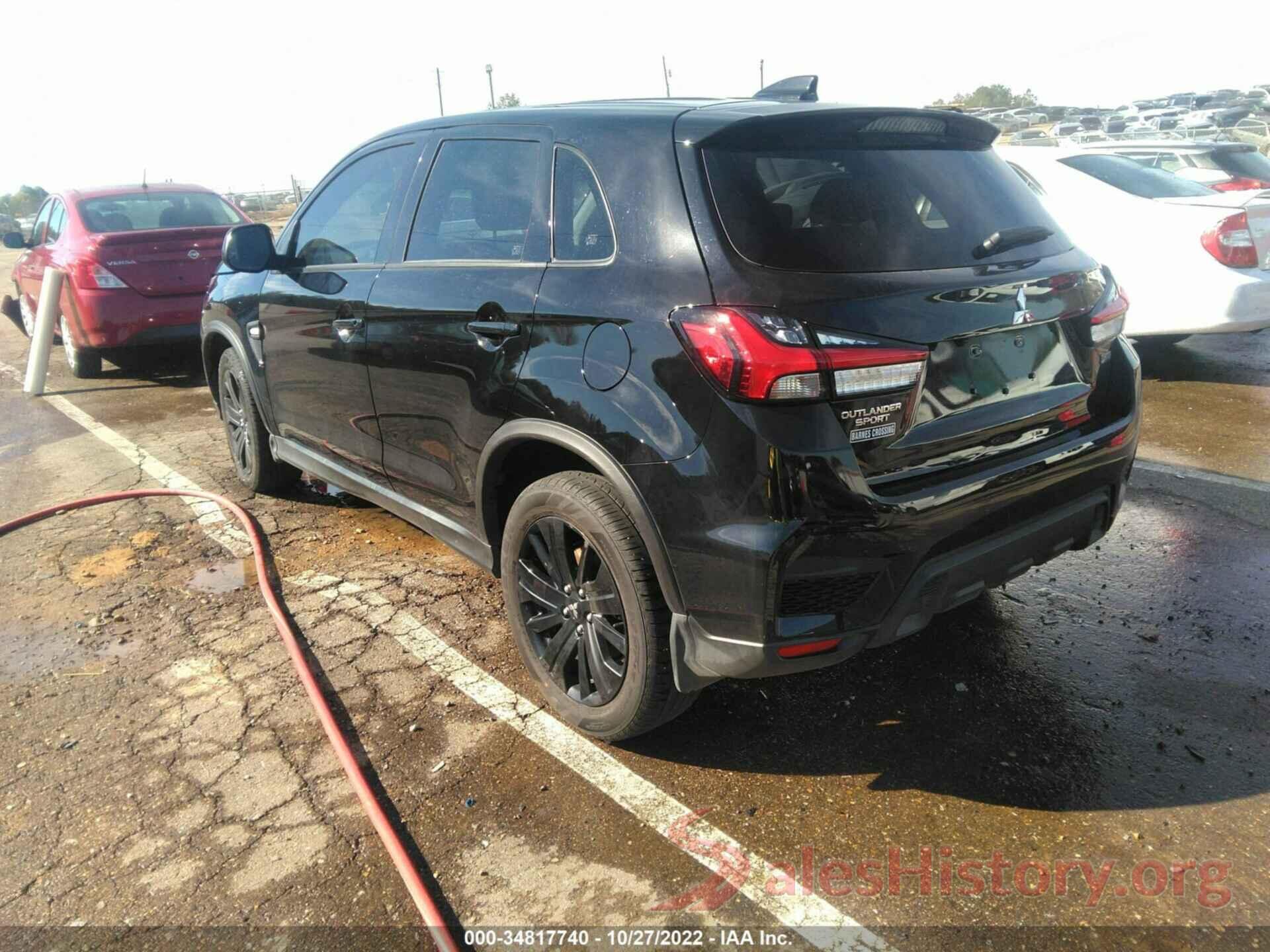 JA4APUAU5NU000997 2022 MITSUBISHI OUTLANDER SPORT