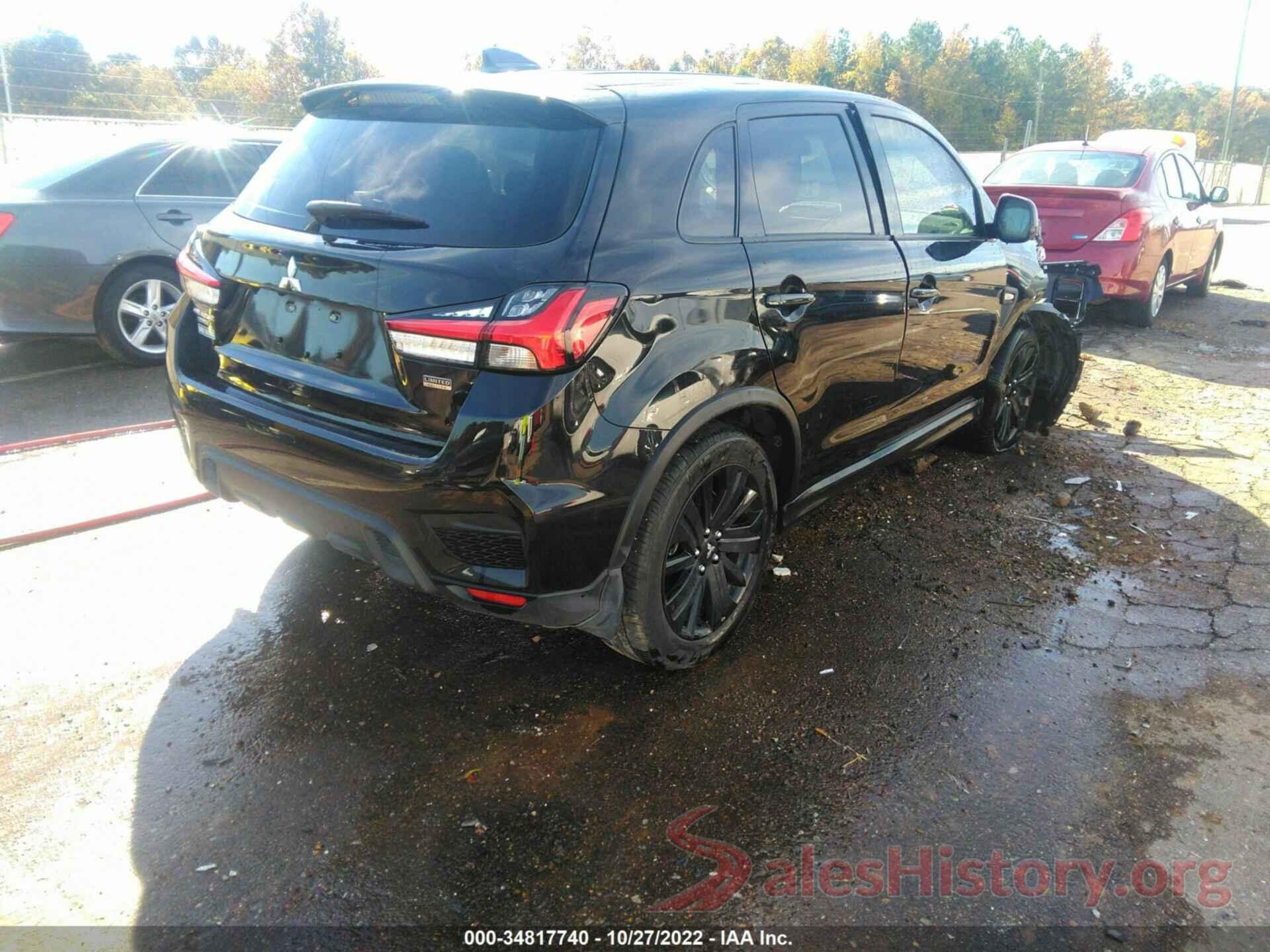 JA4APUAU5NU000997 2022 MITSUBISHI OUTLANDER SPORT