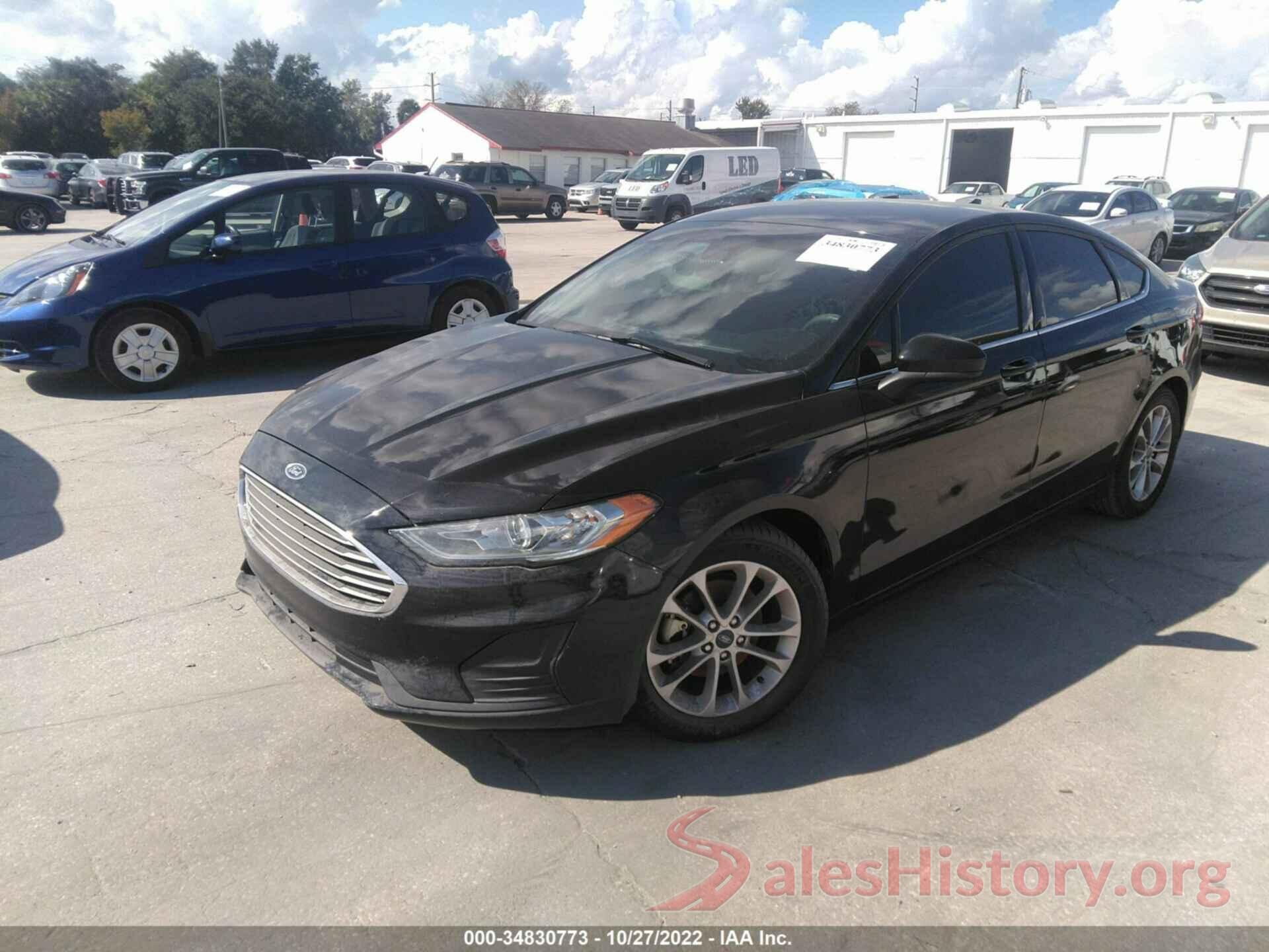 3FA6P0HD4LR145582 2020 FORD FUSION