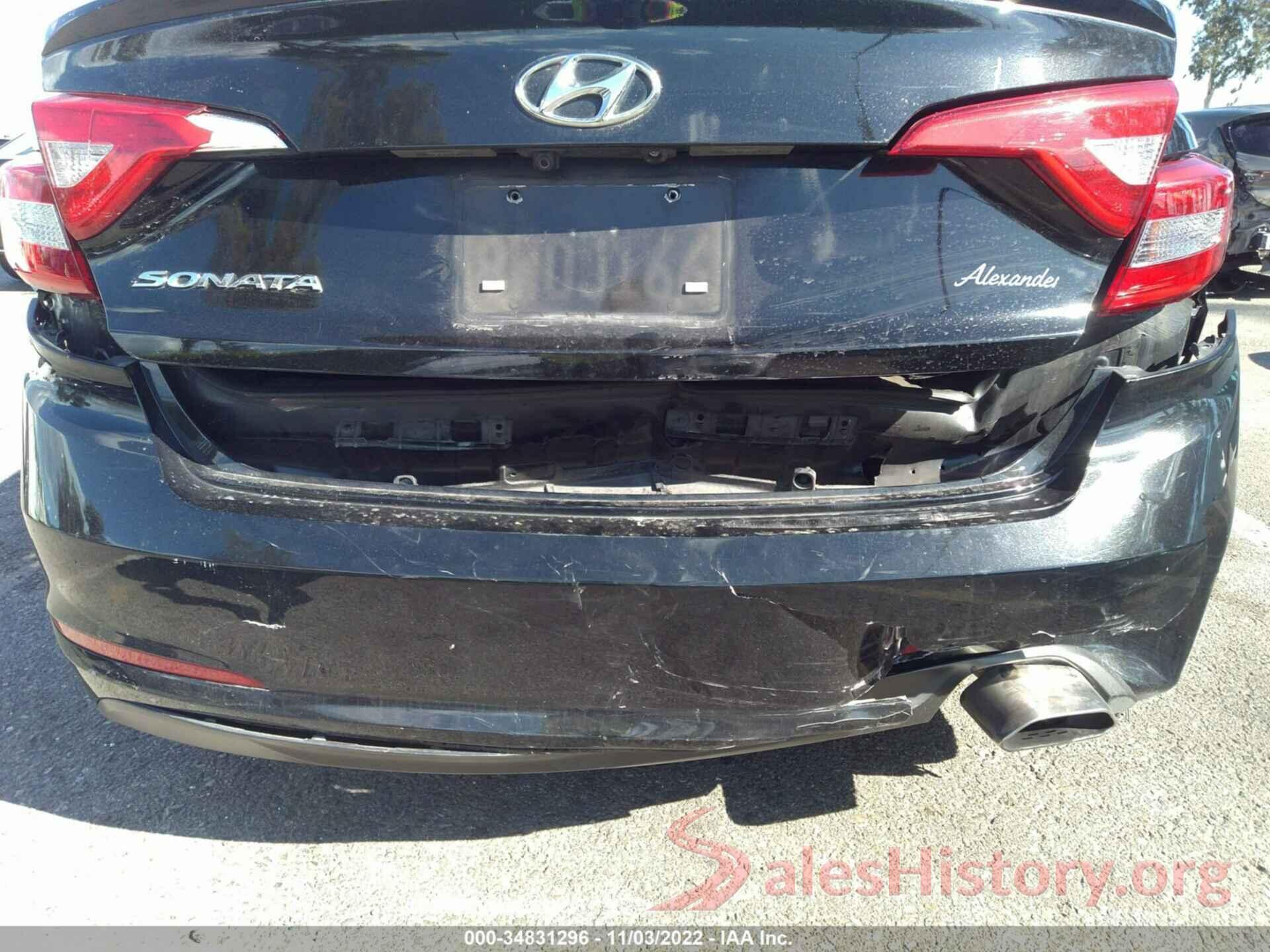 5NPE24AF4HH555526 2017 HYUNDAI SONATA