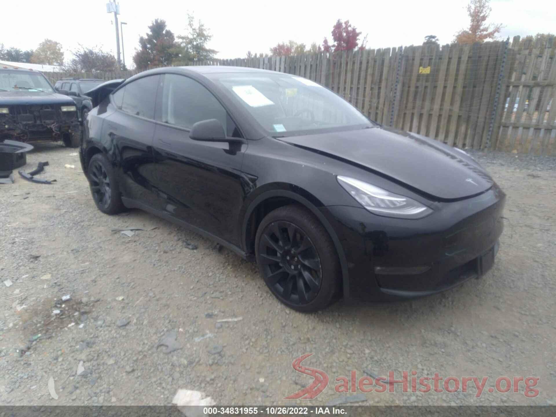 5YJYGDEE8MF283989 2021 TESLA MODEL Y