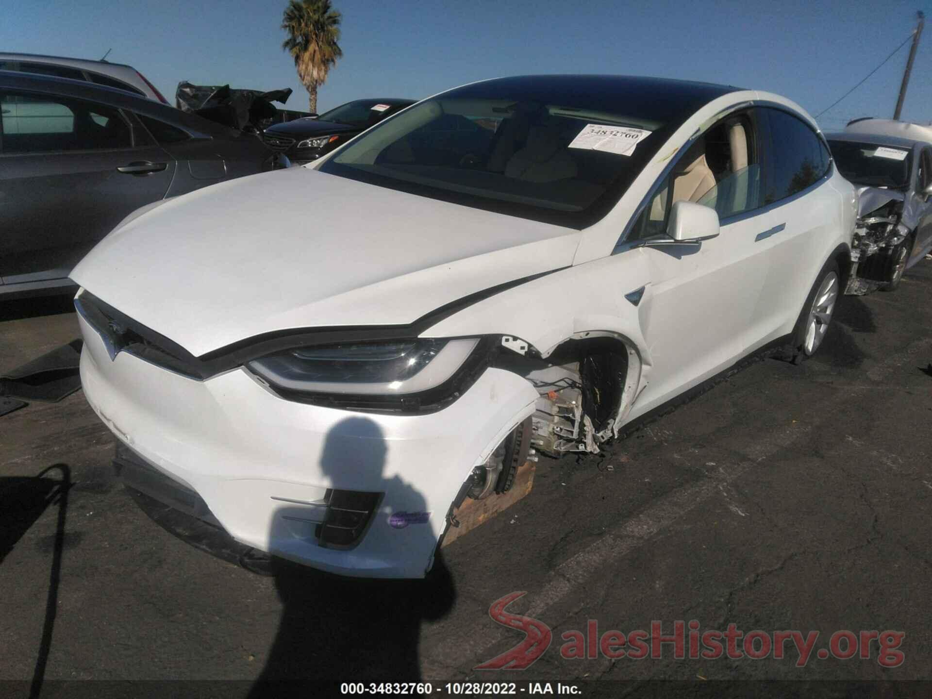 5YJXCAE25JF137167 2018 TESLA MODEL X