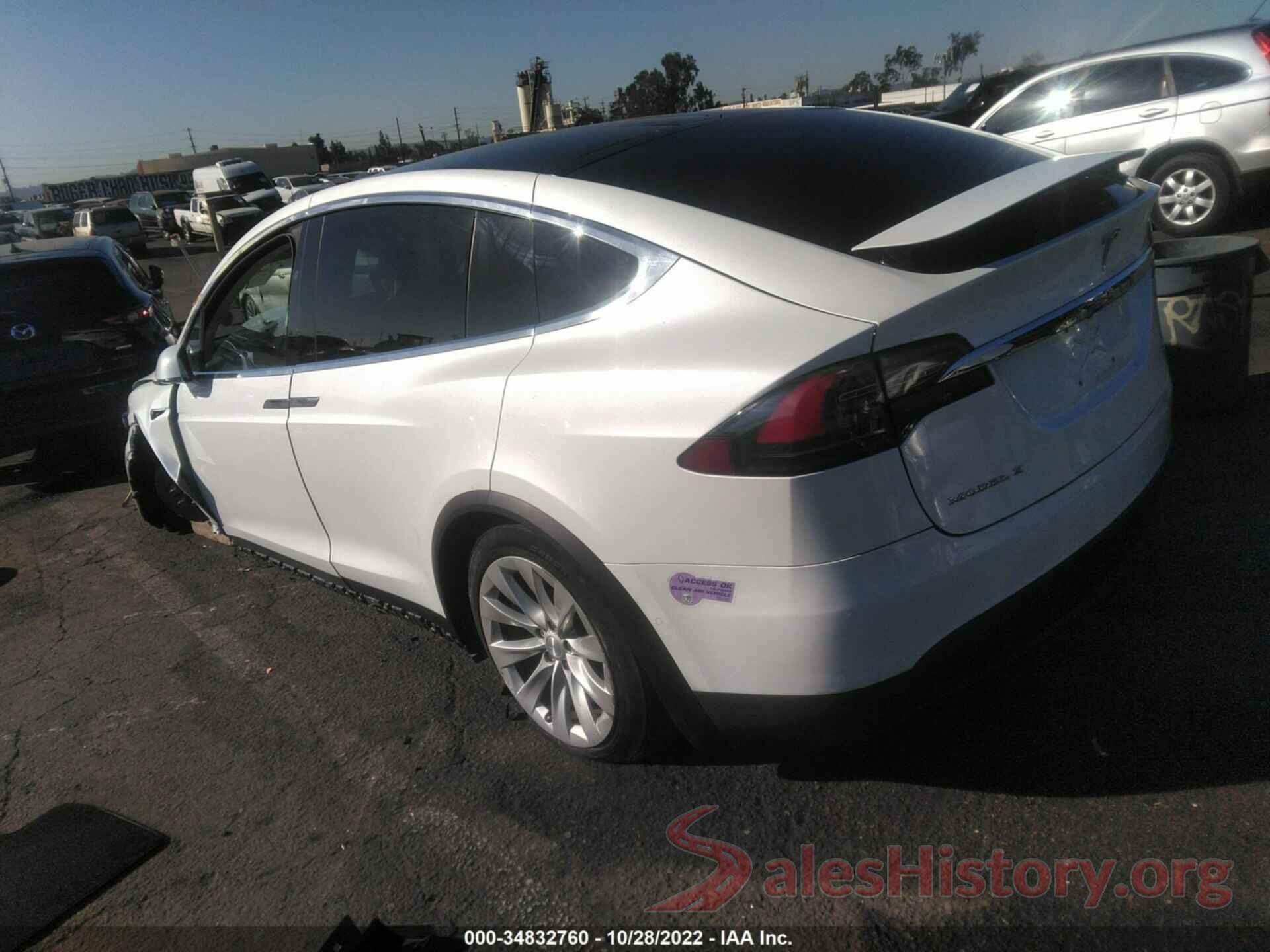 5YJXCAE25JF137167 2018 TESLA MODEL X