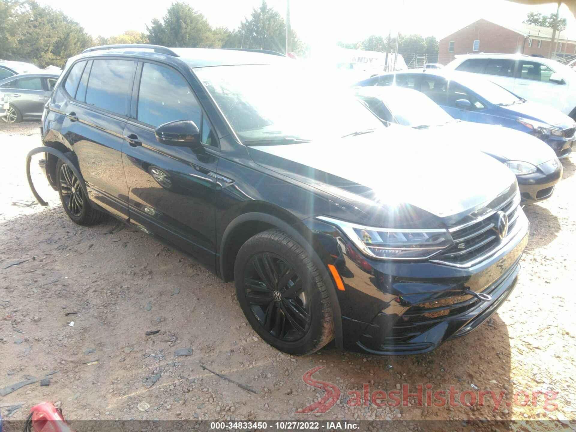 3VV8B7AX2NM092770 2022 VOLKSWAGEN TIGUAN