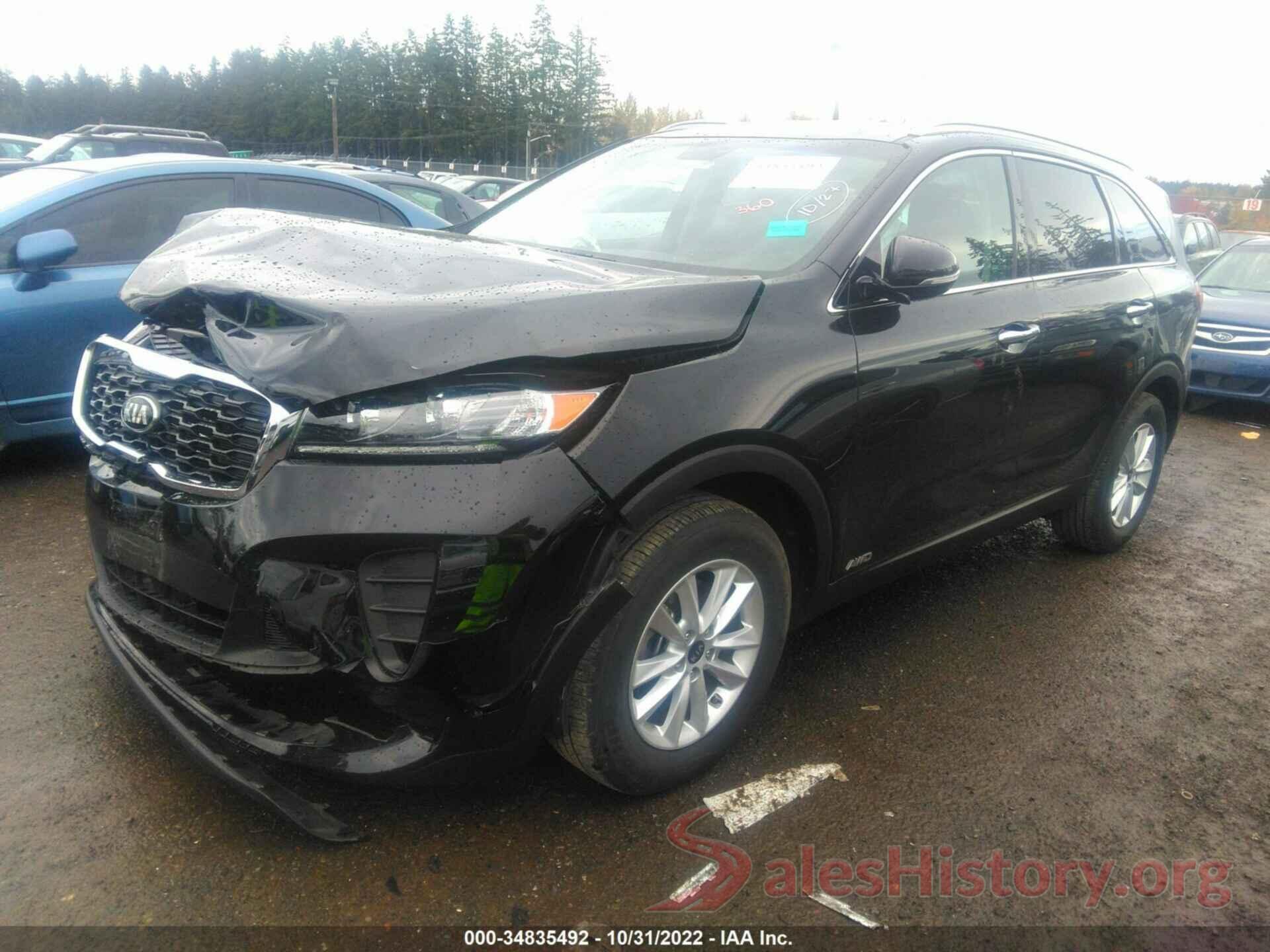 5XYPGDA33KG523603 2019 KIA SORENTO