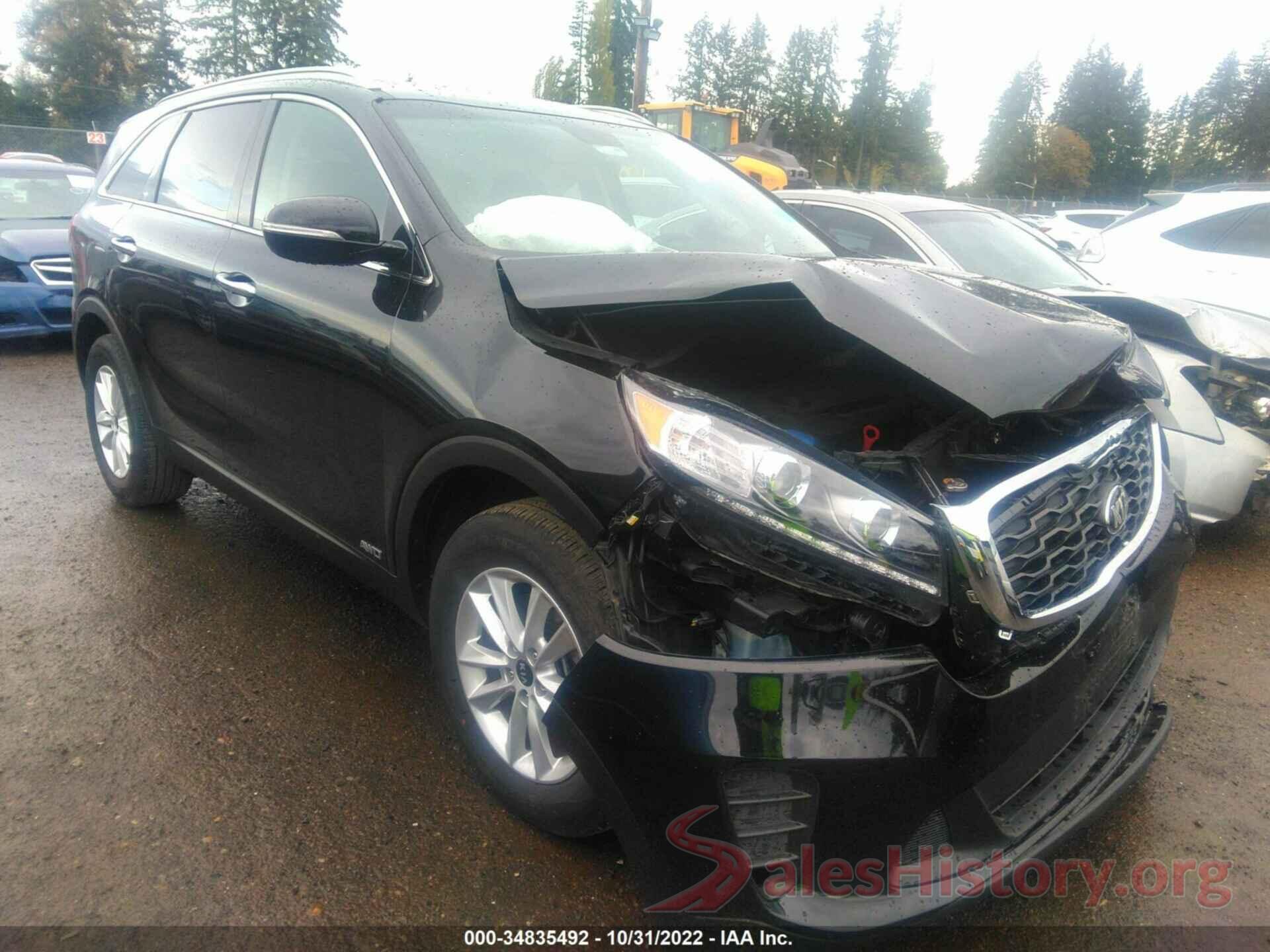 5XYPGDA33KG523603 2019 KIA SORENTO